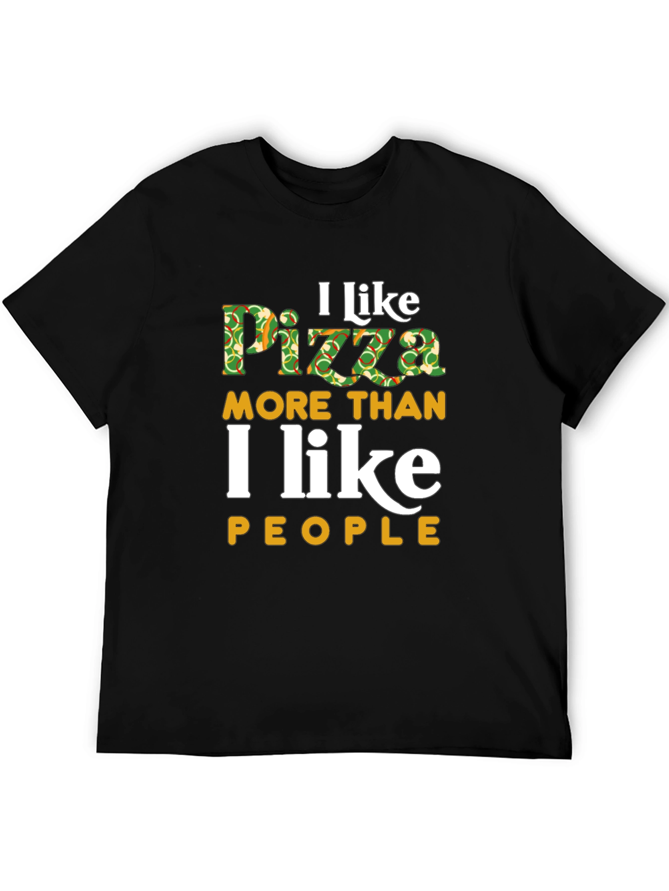 I Like Pizza More Than People T-Shirt