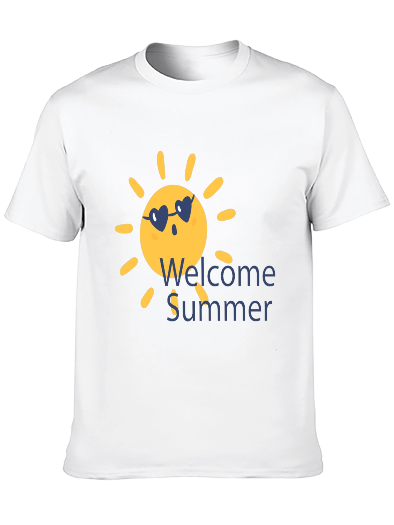 Welcome Summer T-Shirt - Cute Sun Graphic Tee