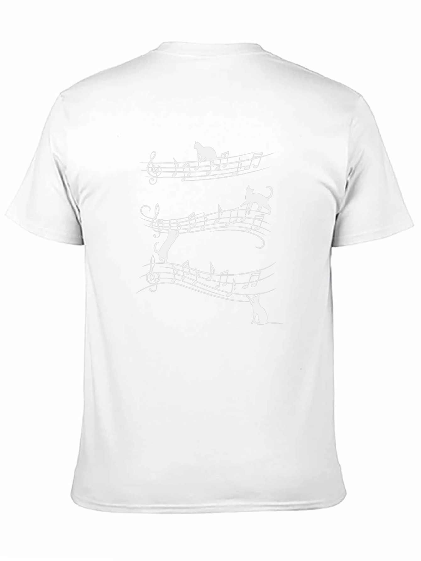 Musical Cats T-Shirt - Black