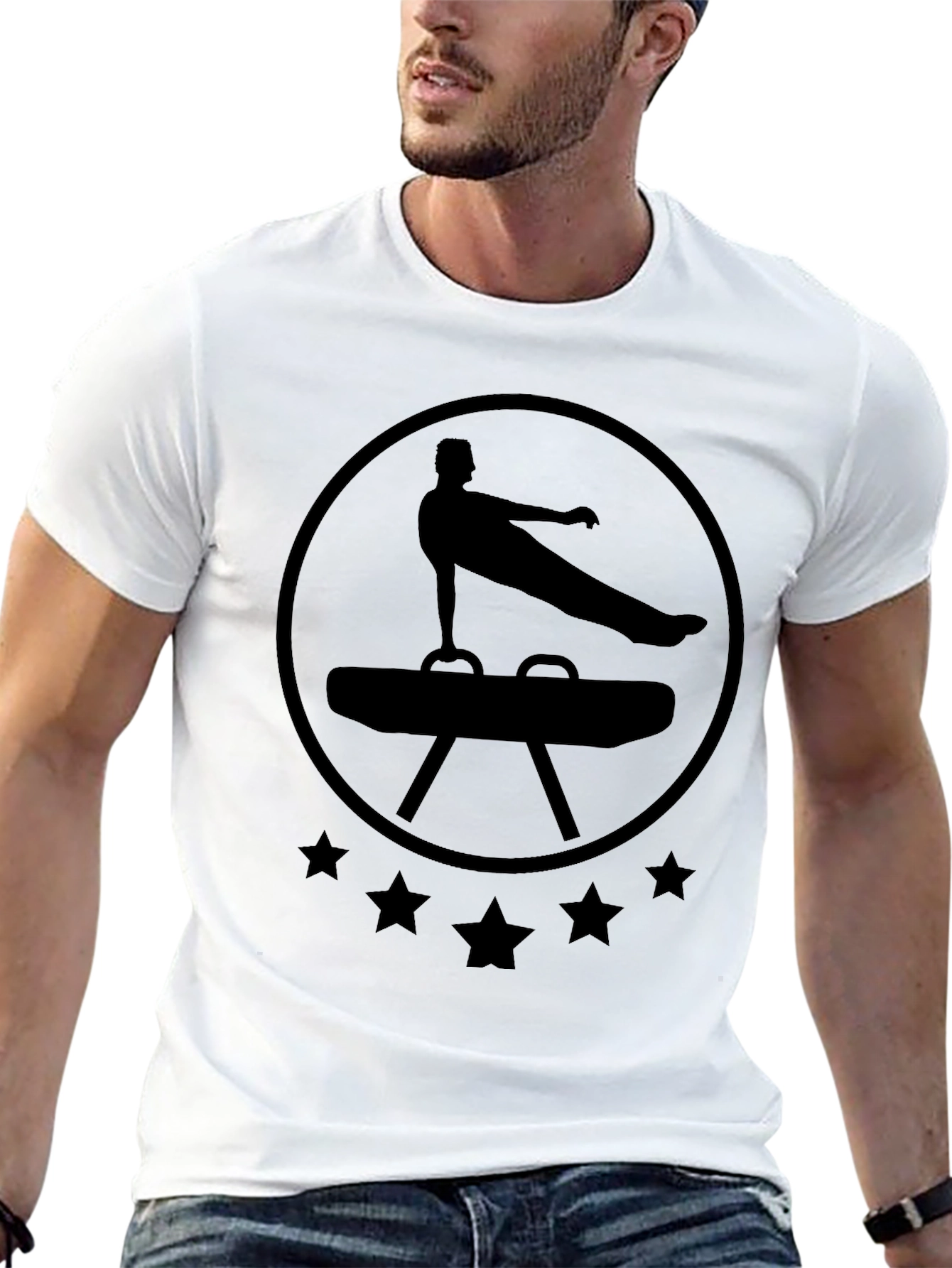 Gymnast Pommel Horse Graphic Tee