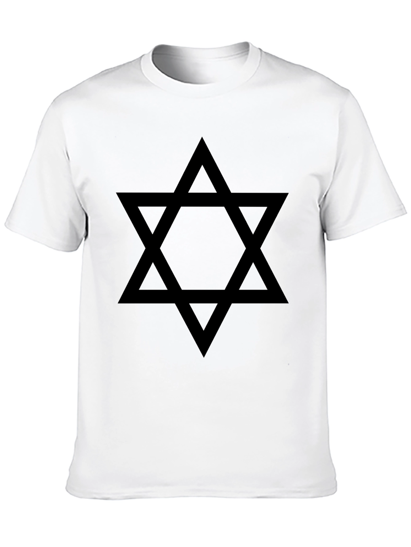 Star of David Graphic Tee - Black