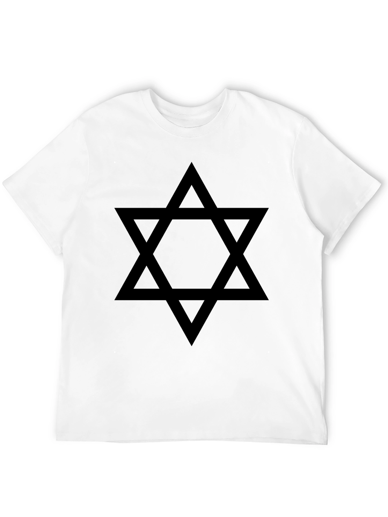 Star of David Graphic Tee - Black