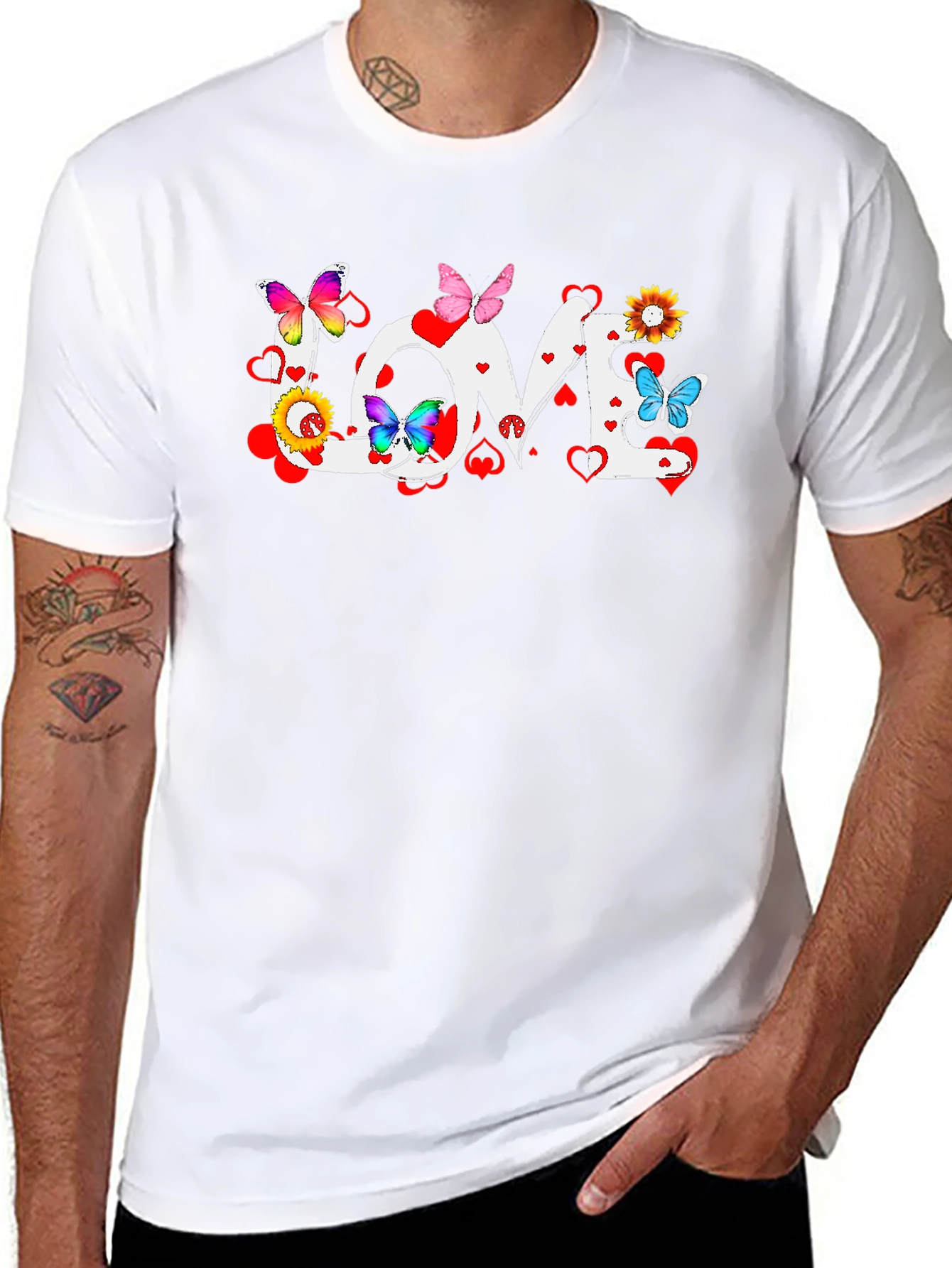 Love Butterflies Graphic Tee