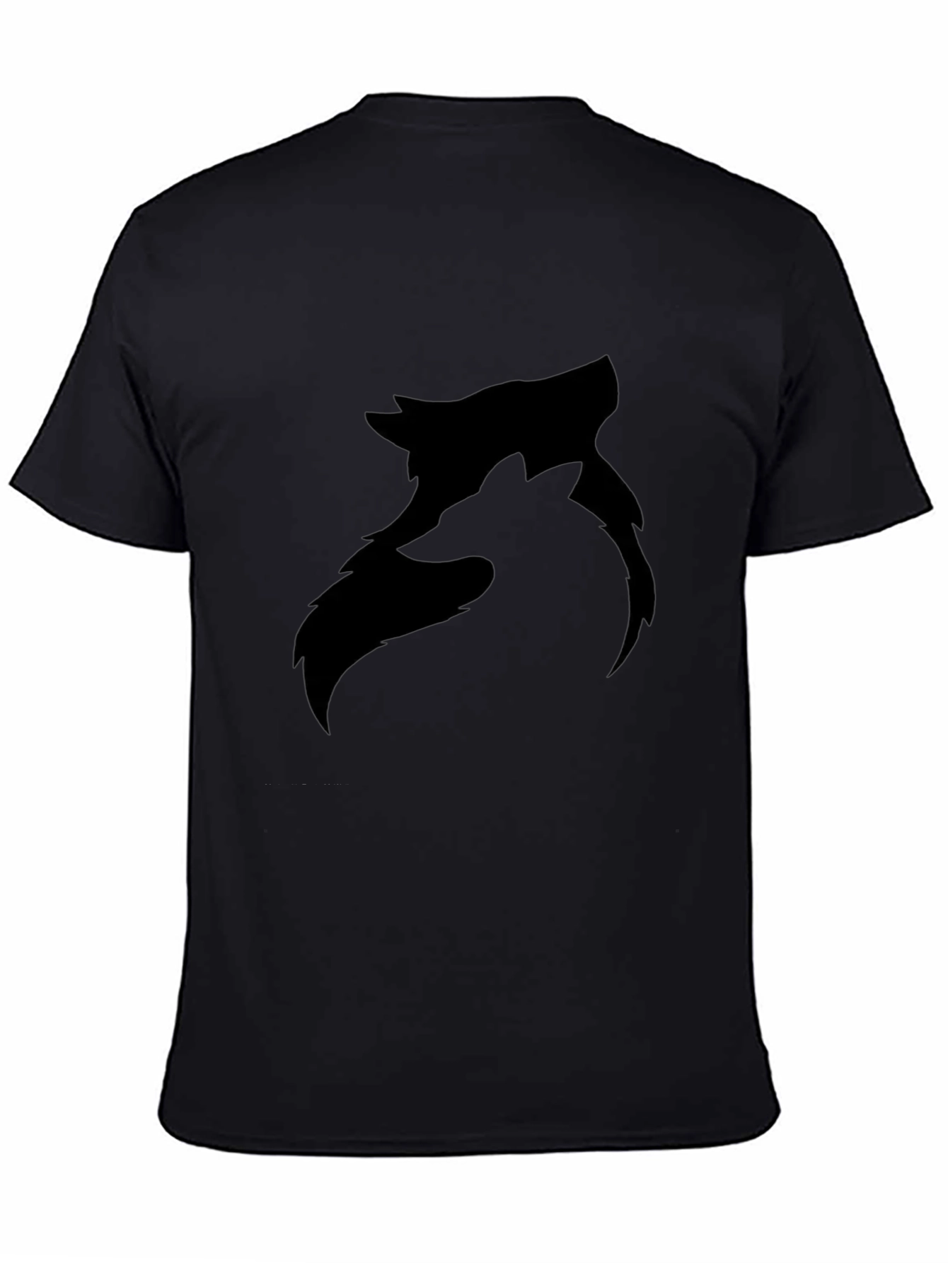 Black Wolf Graphic Tee - Modern Style