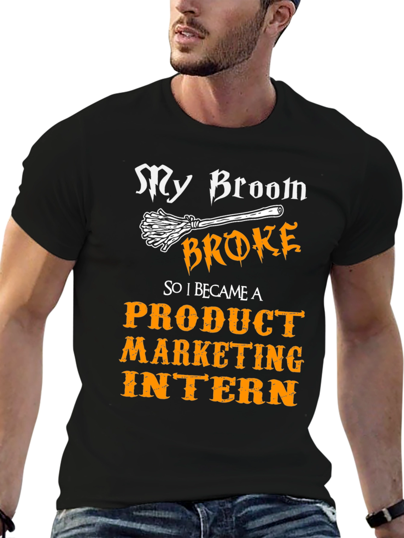Funny Halloween Product Marketing Intern T-Shirt