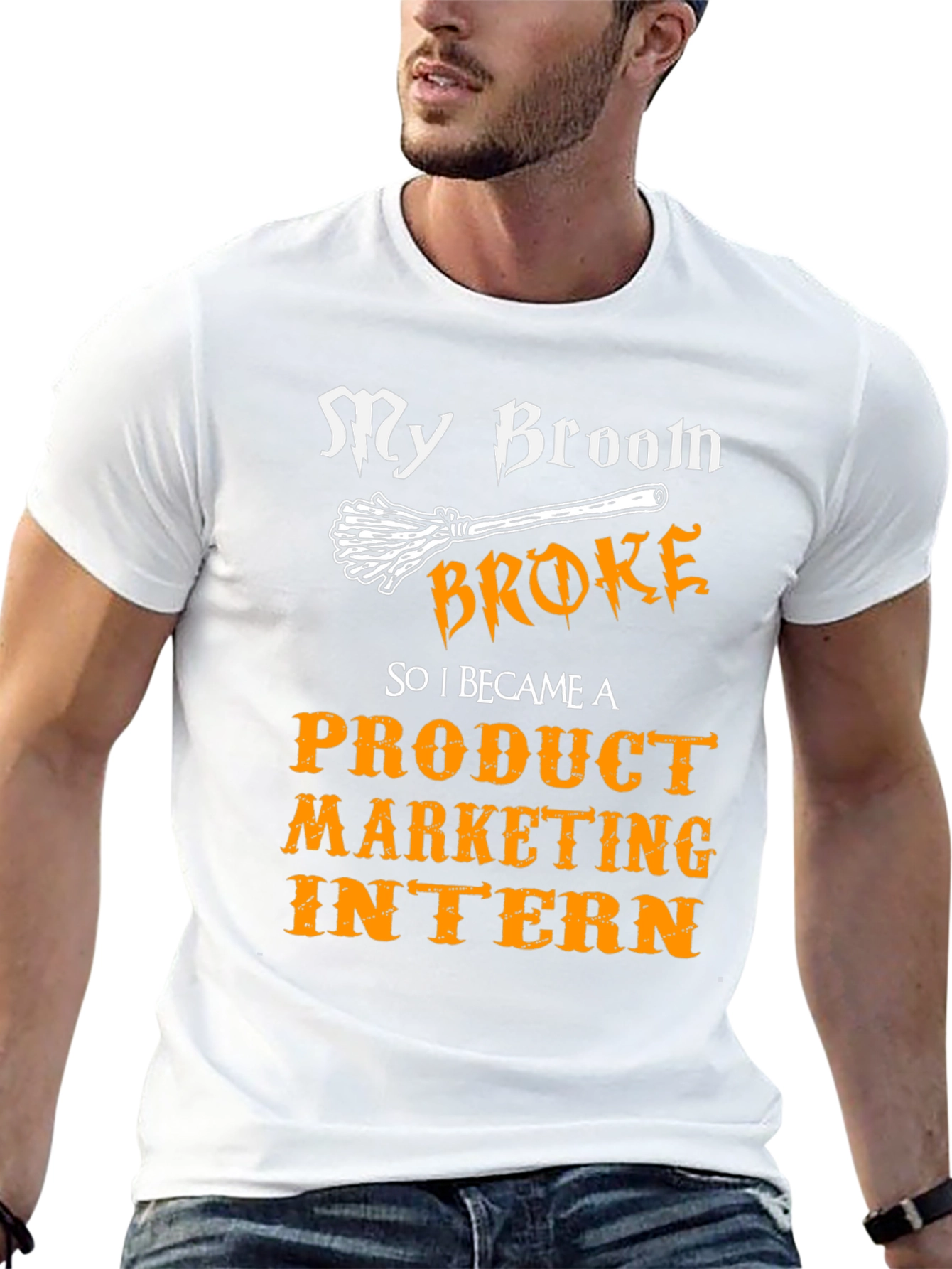 Funny Halloween Product Marketing Intern T-Shirt