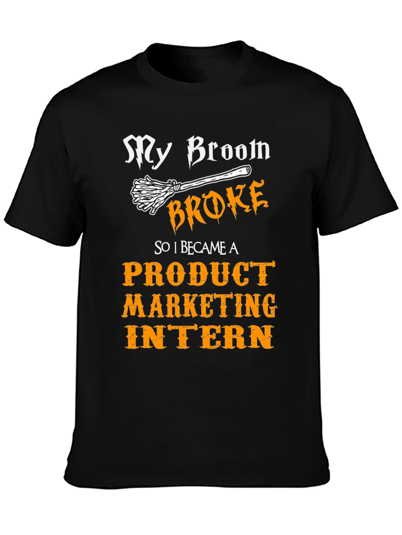 Funny Halloween Product Marketing Intern T-Shirt