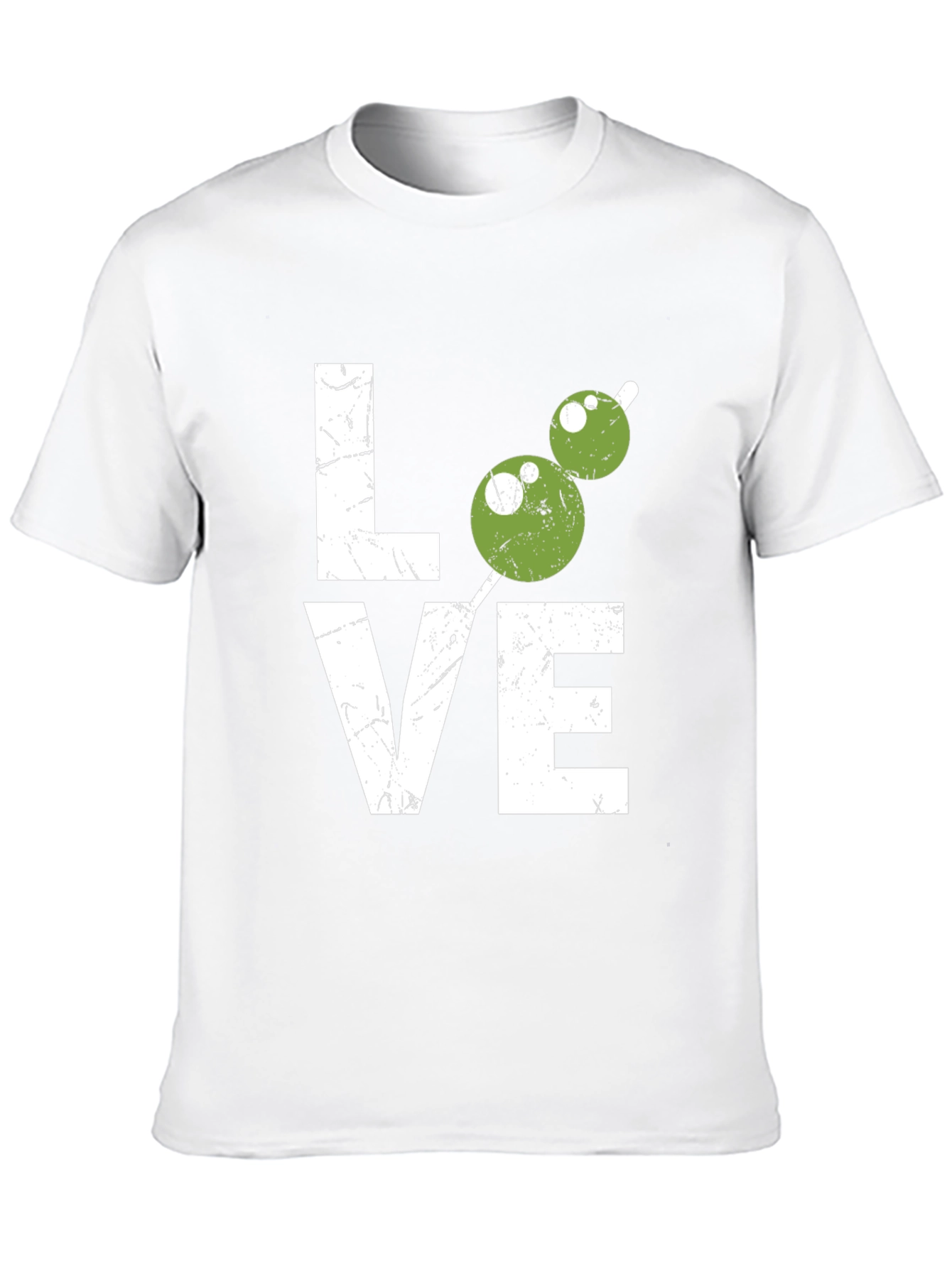 Love Olive Martini Black T-Shirt