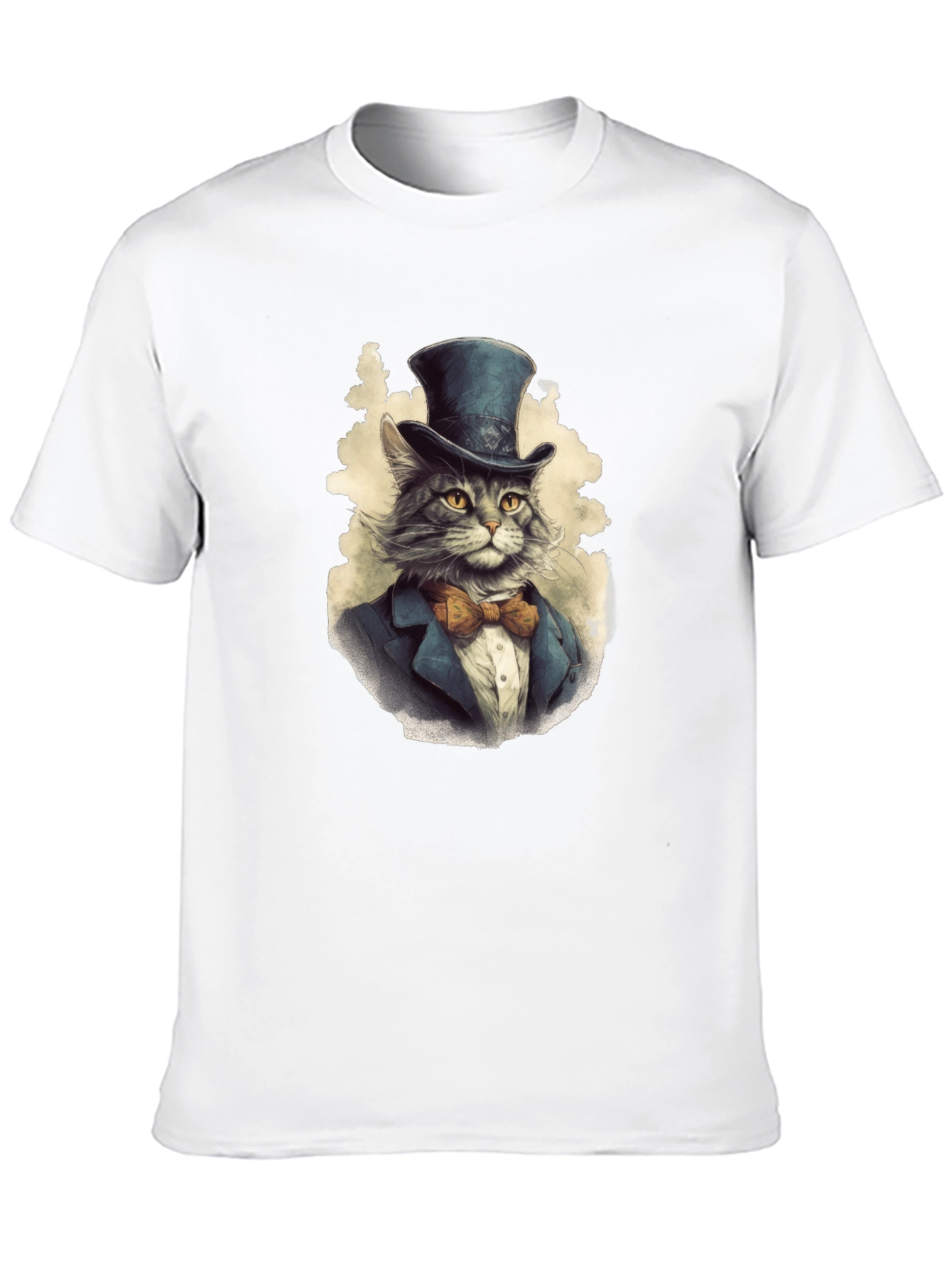 Dapper Cat Top Hat T-Shirt