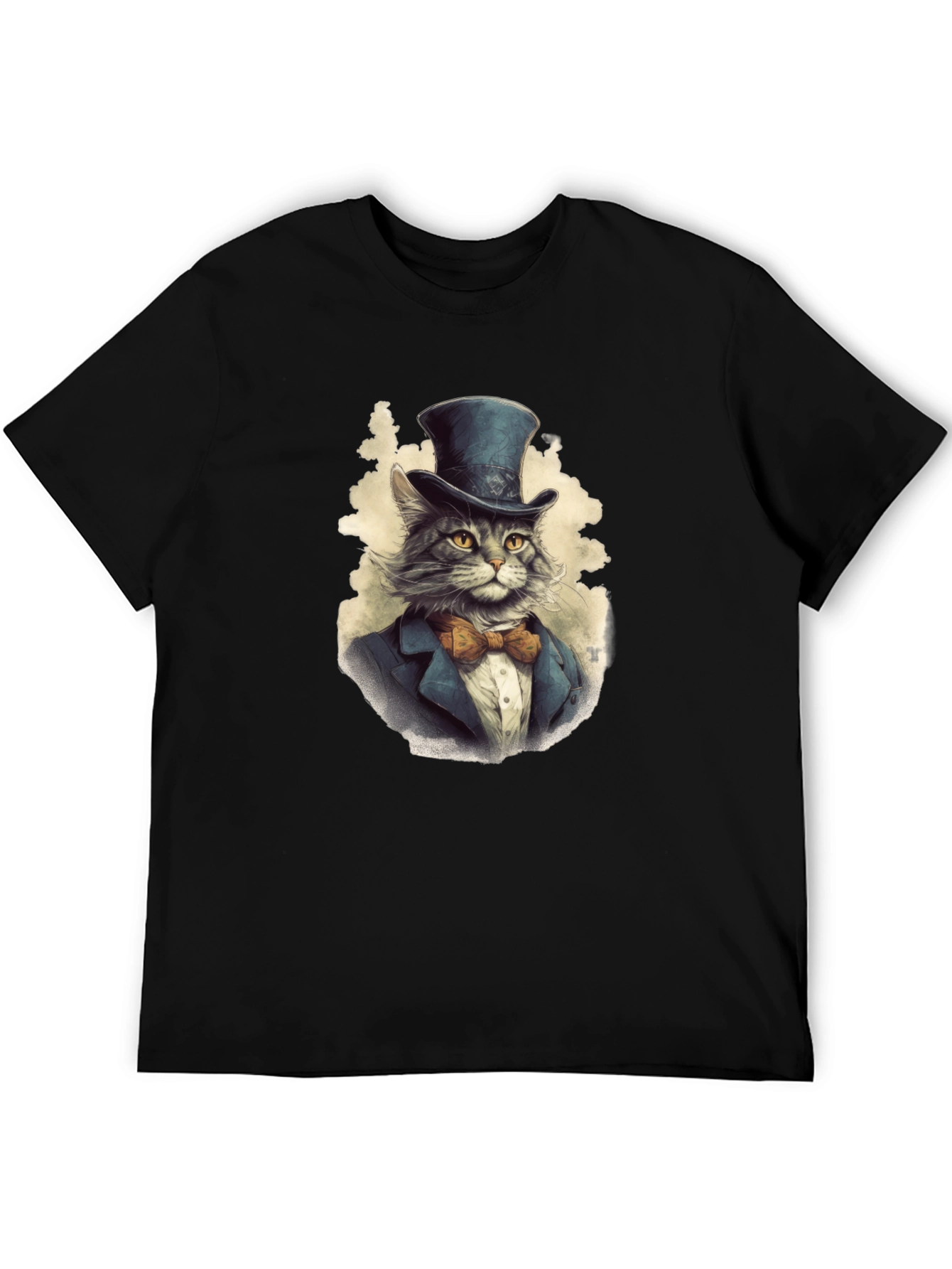 Dapper Cat Top Hat T-Shirt