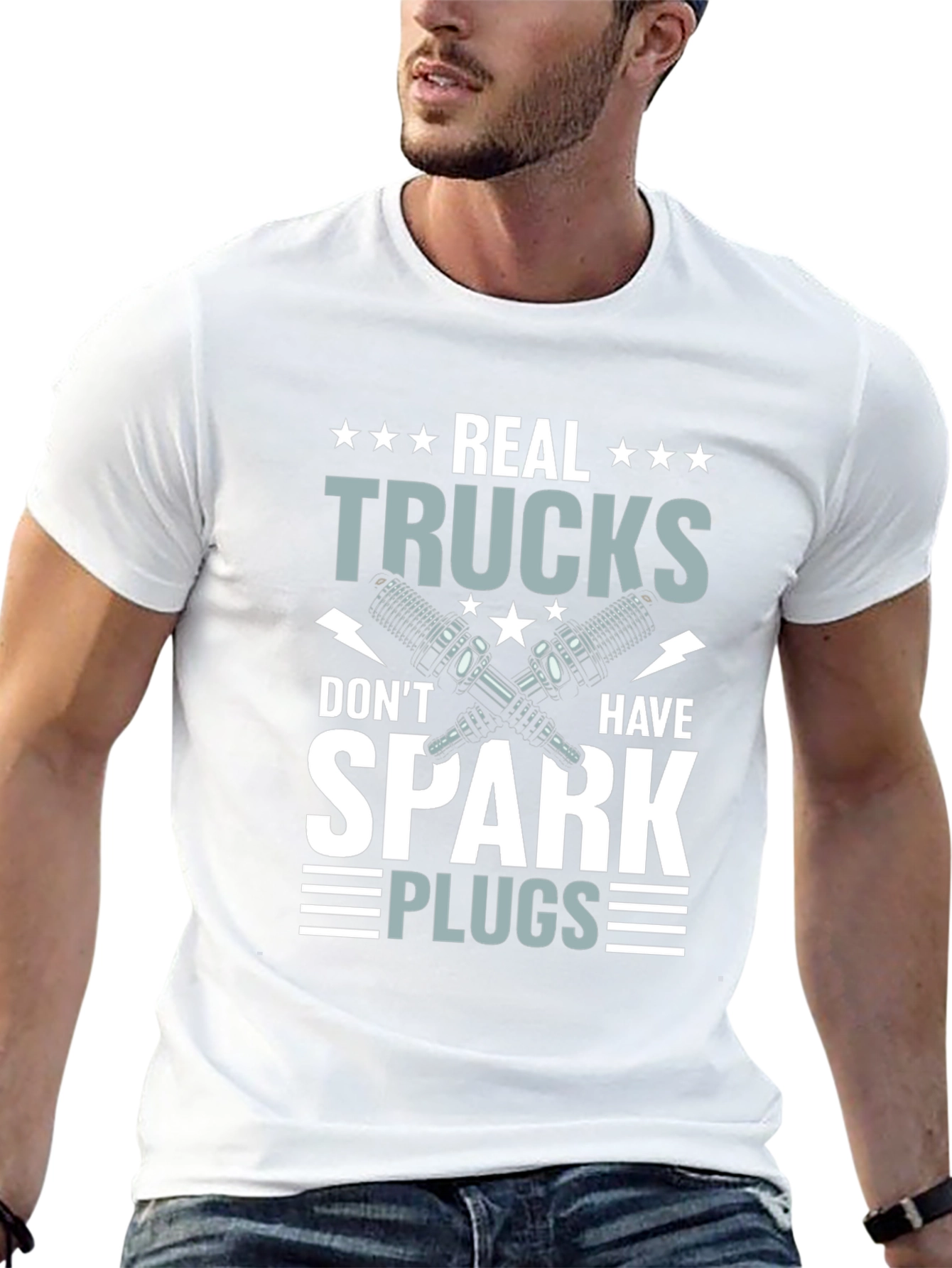 Real Trucks Dont Have Spark Plugs T-Shirt