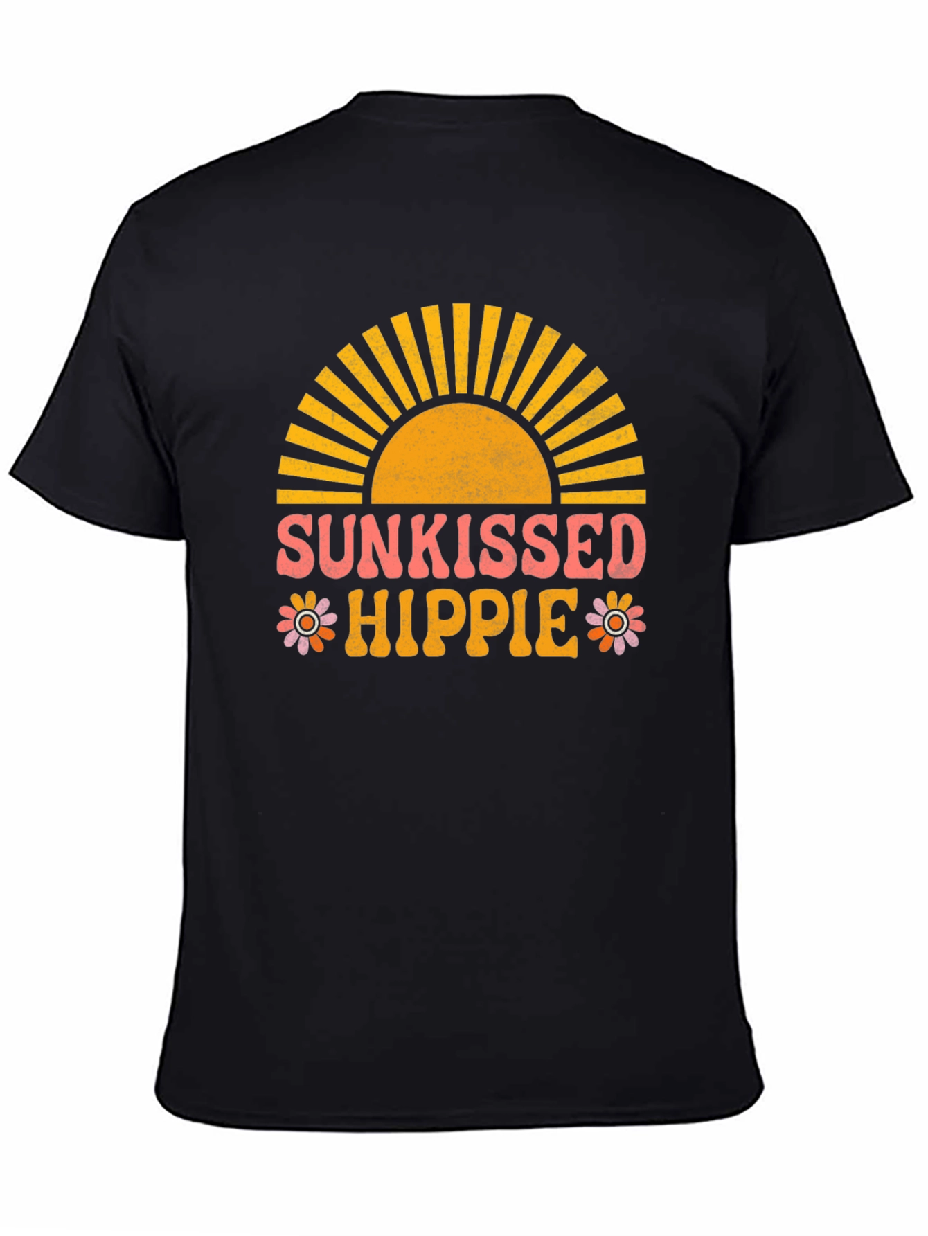 Sunkissed Hippie Black Graphic Tee
