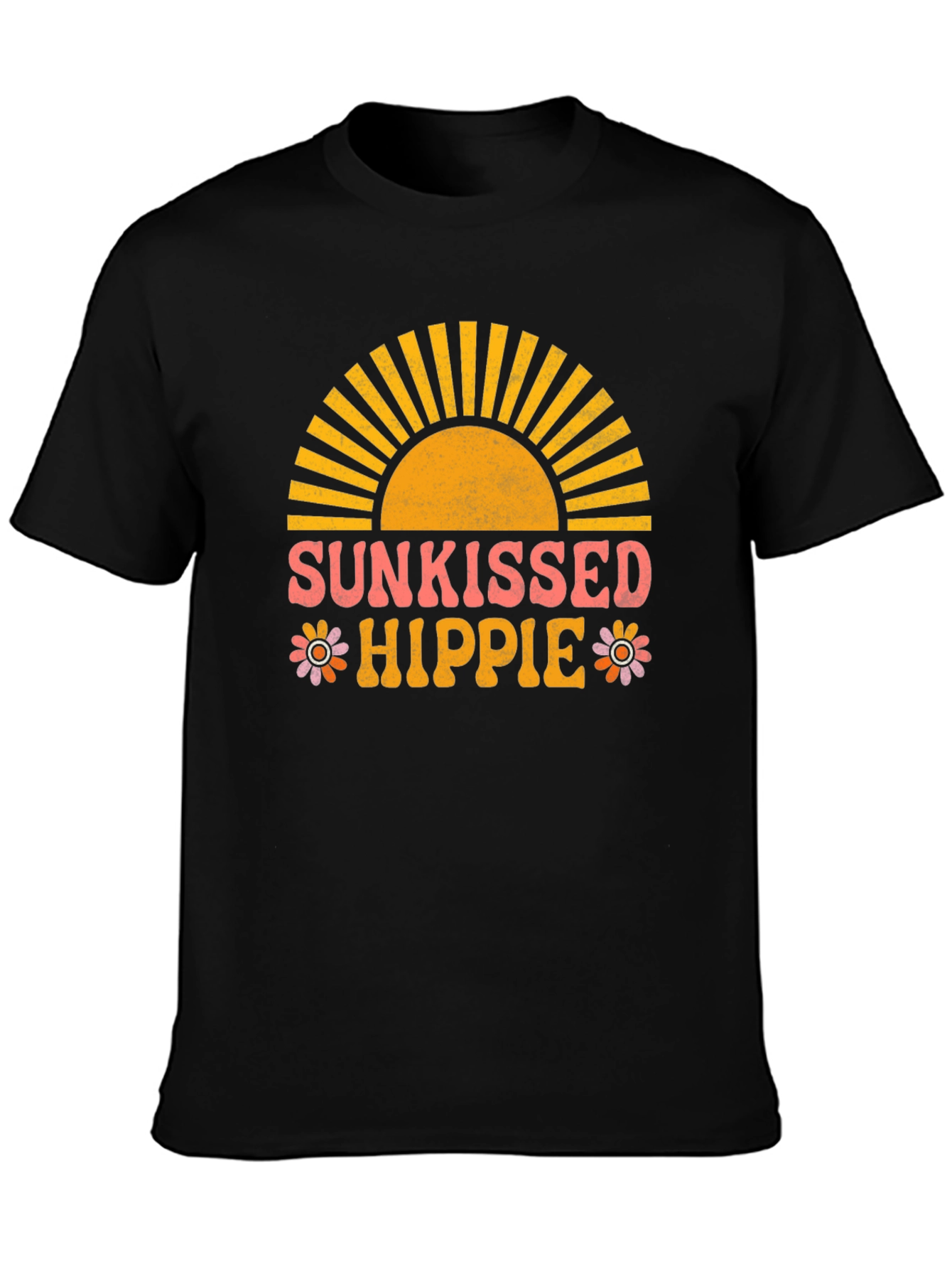 Sunkissed Hippie Black Graphic Tee
