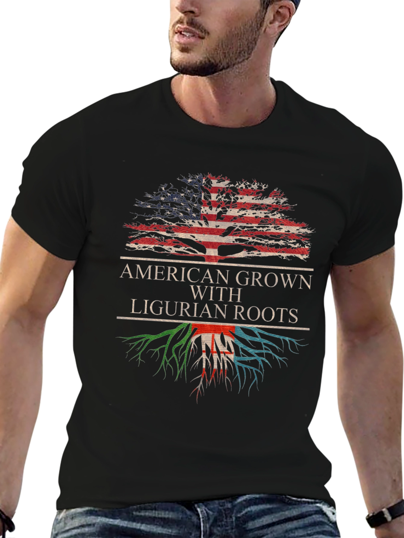American Grown Ligurian Roots T-Shirt