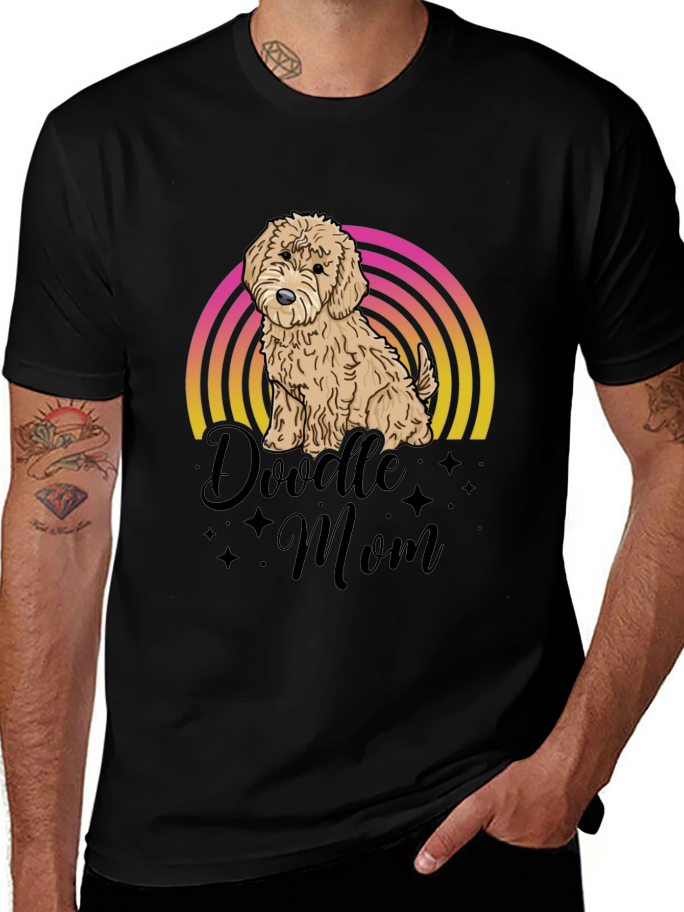 Doodle Mom Graphic Tee - Cute Dog Lover Shirt