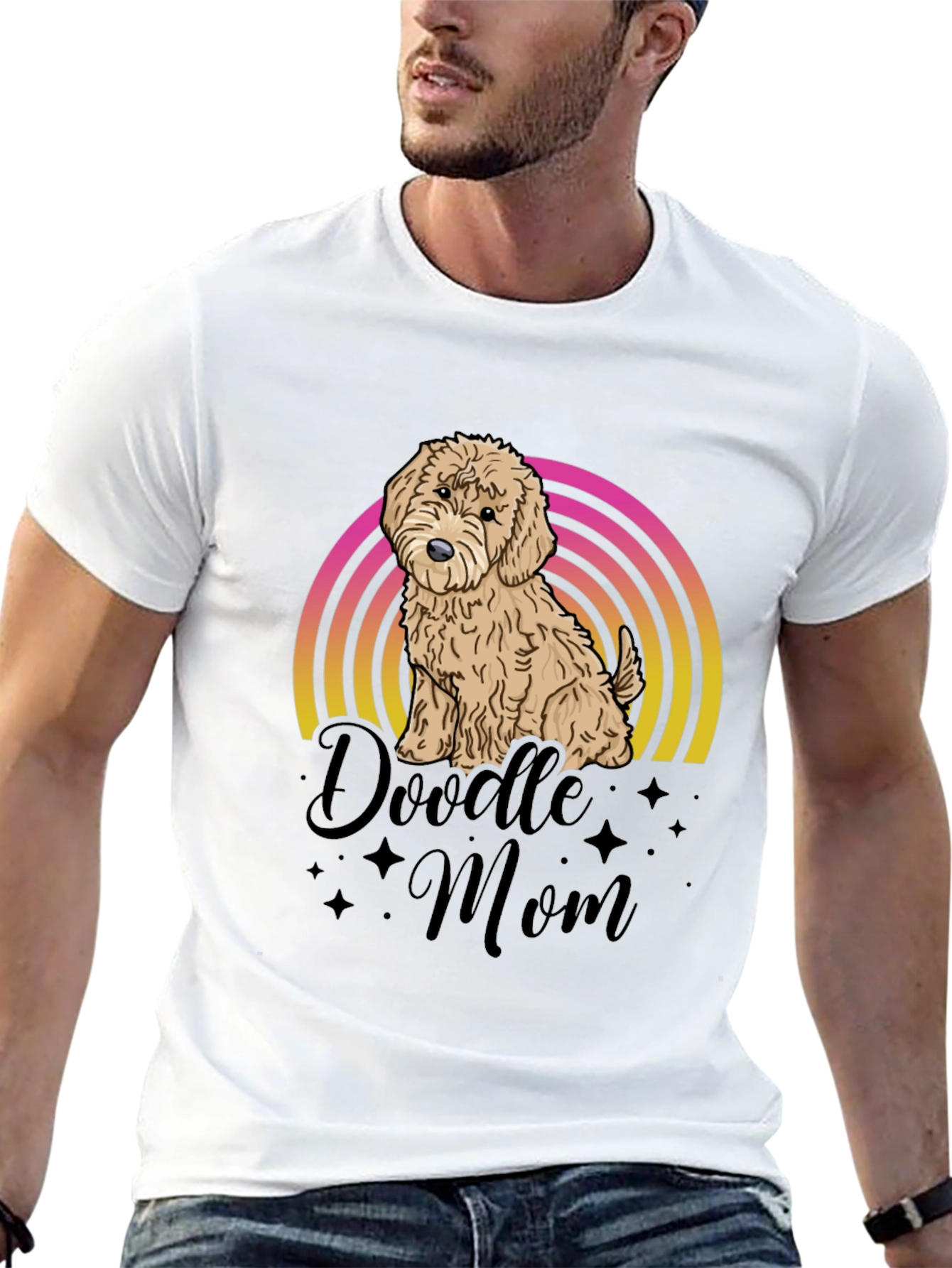 Doodle Mom Graphic Tee - Cute Dog Lover Shirt