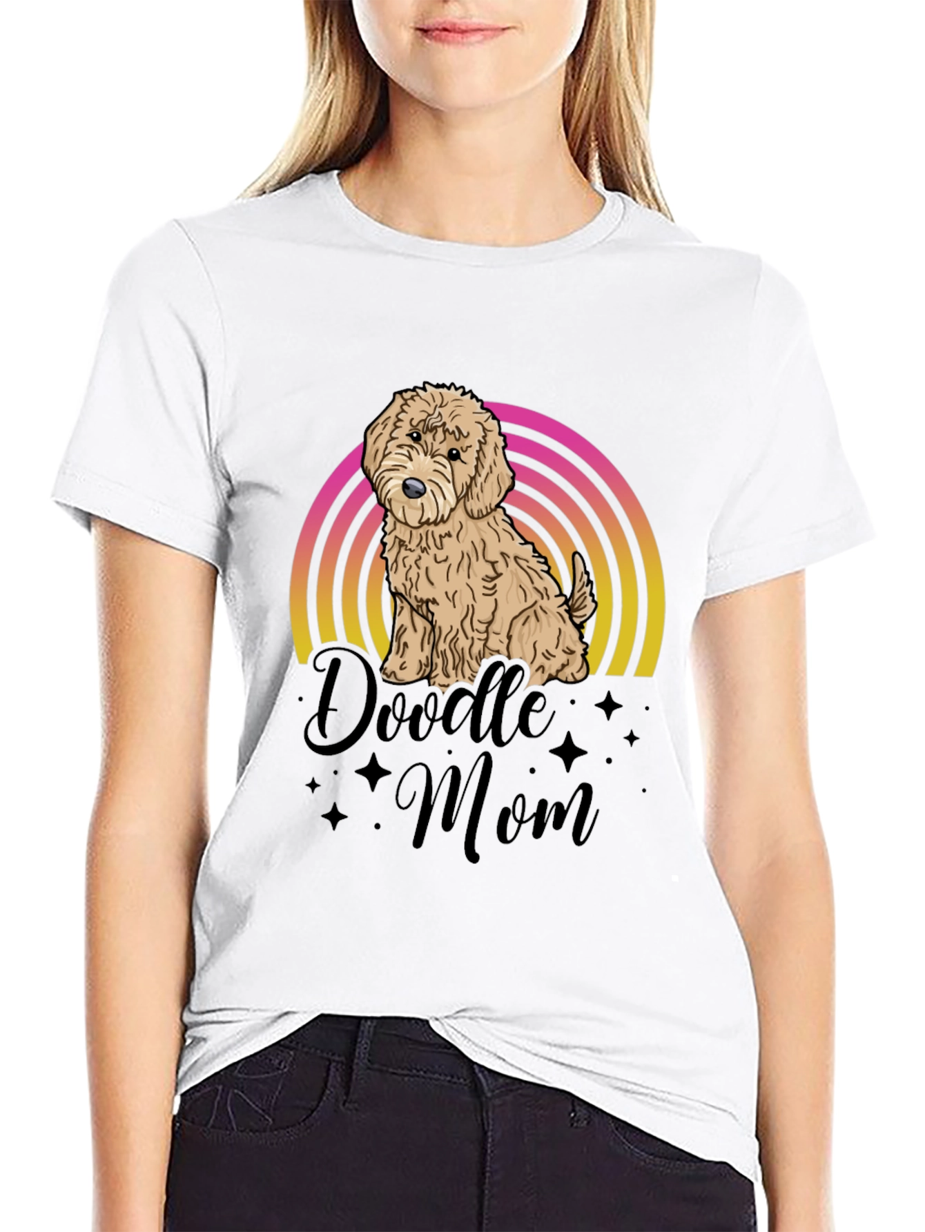 Doodle Mom Graphic Tee - Cute Dog Lover Shirt