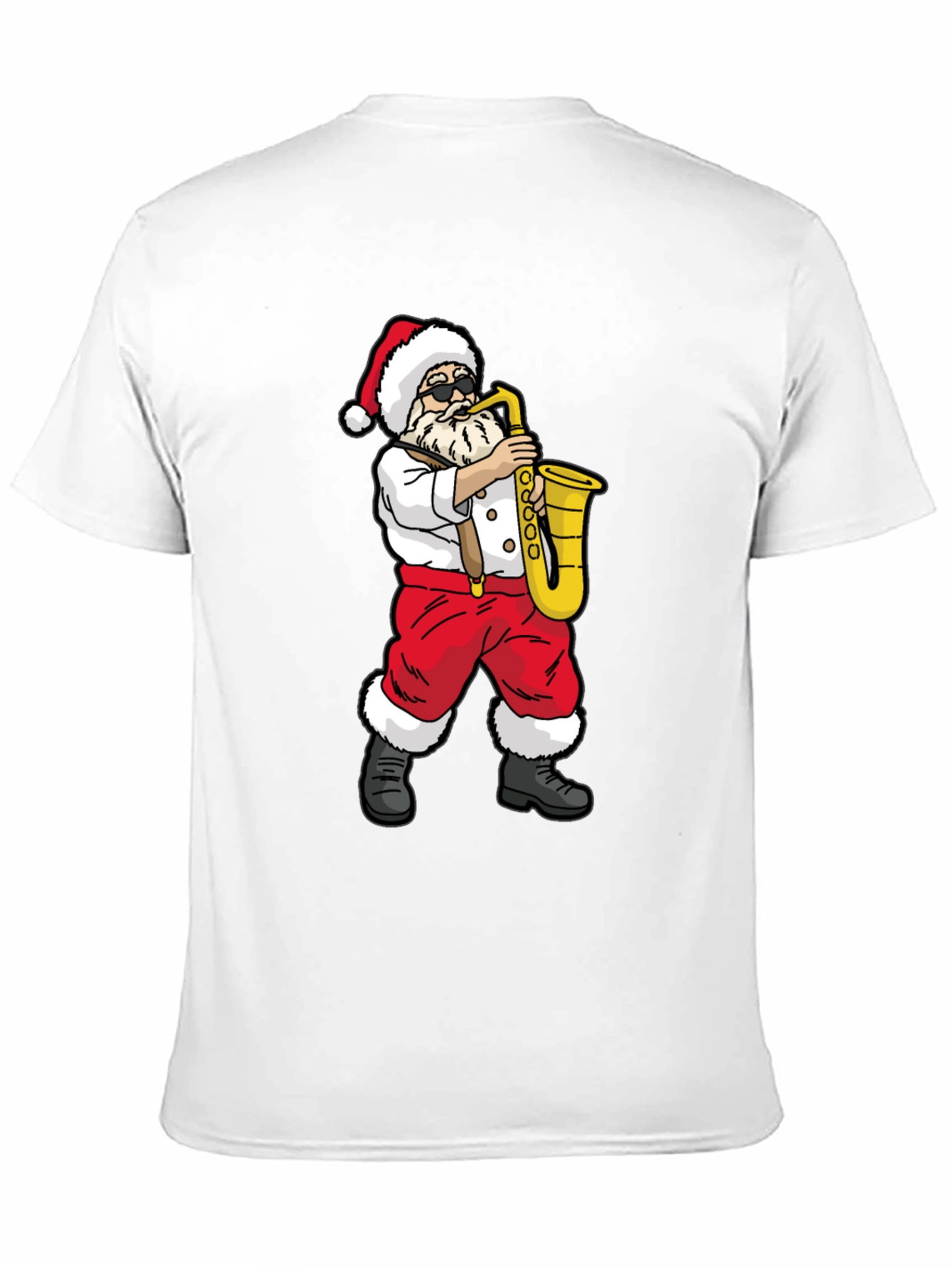 Santa Saxophone Graphic Tee