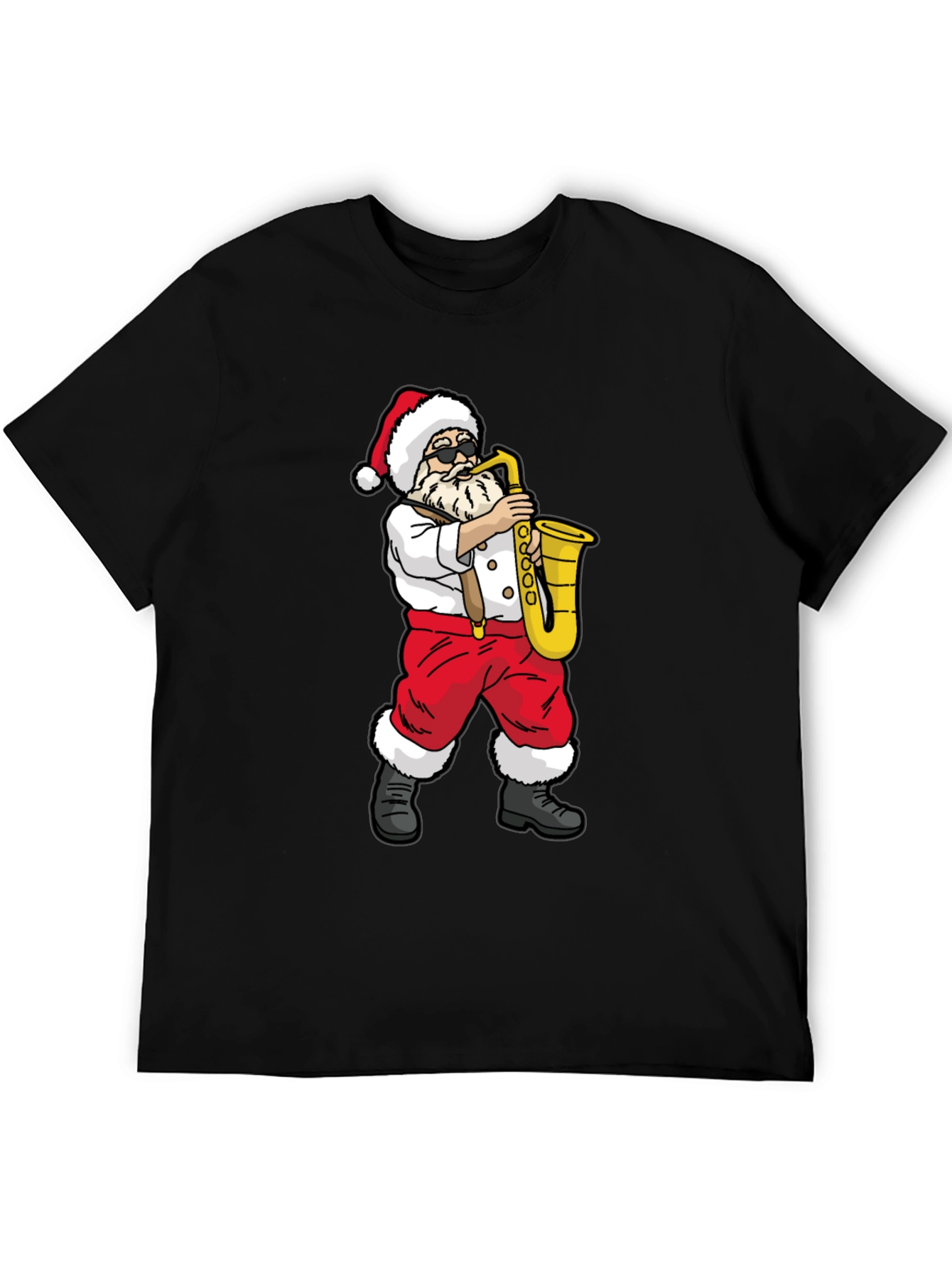 Santa Saxophone Graphic Tee