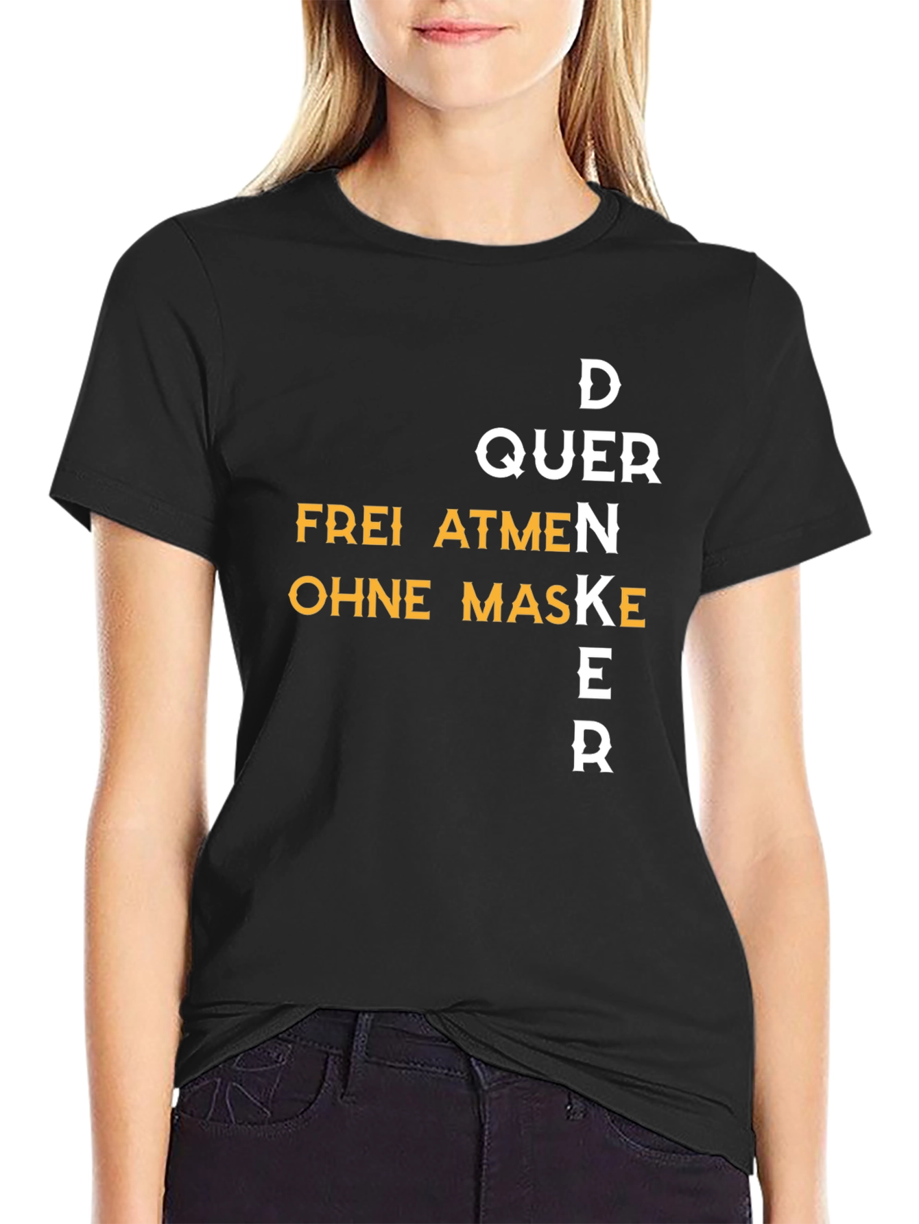 Frei Atmen Black T-Shirt