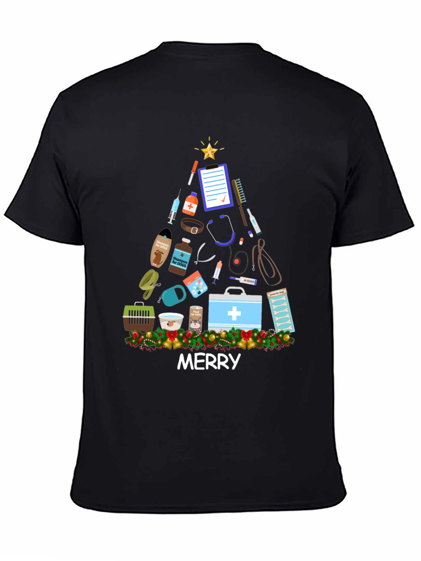 Vet Med Merry Christmas T-Shirt