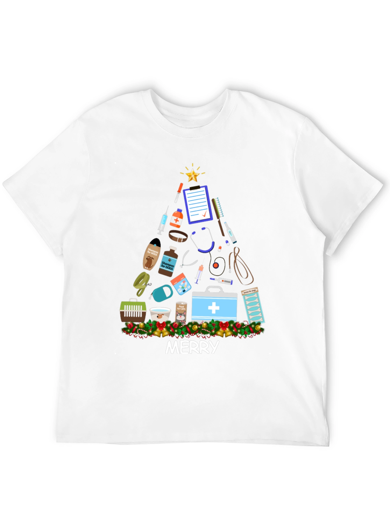 Vet Med Merry Christmas T-Shirt