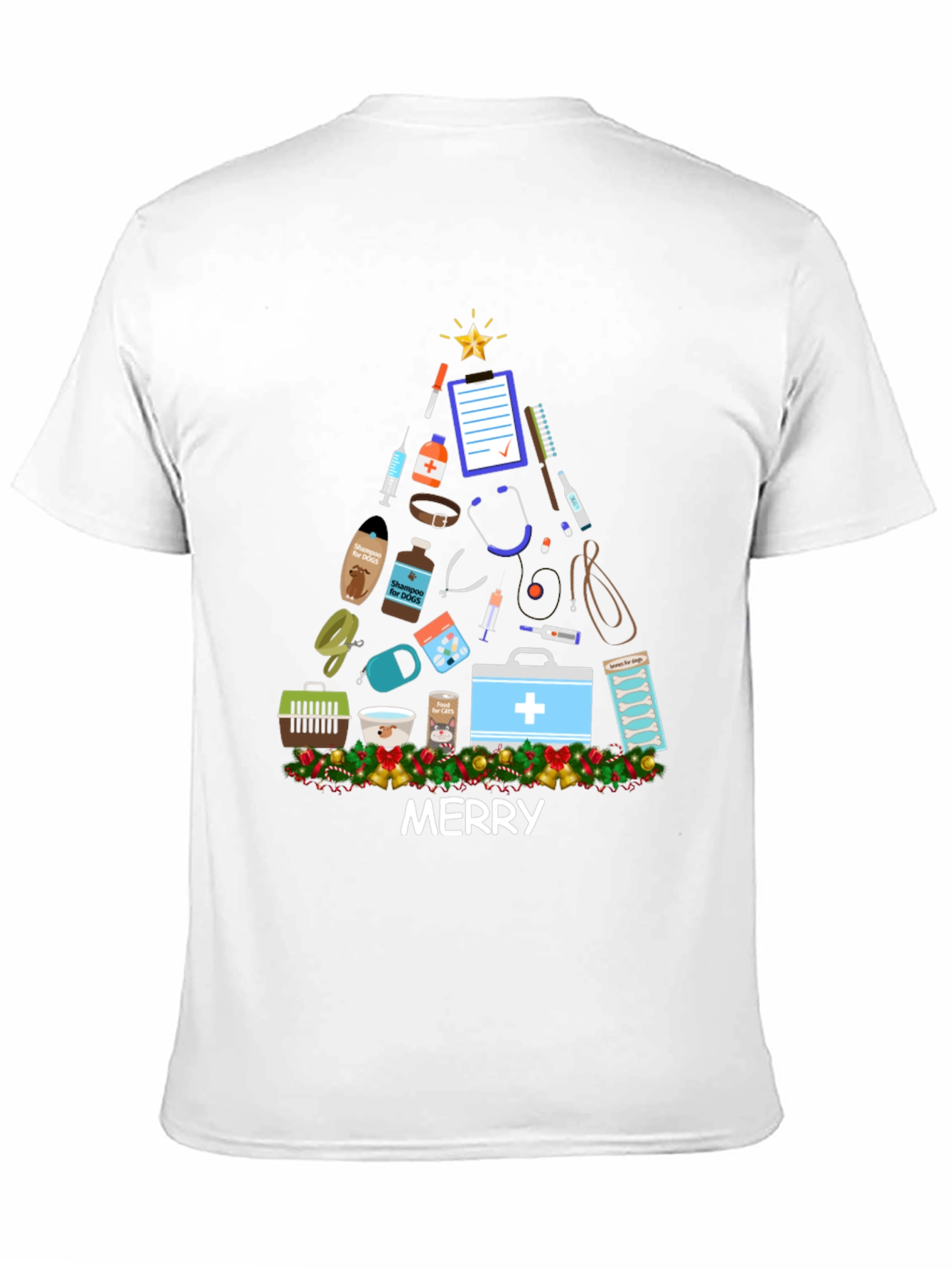 Vet Med Merry Christmas T-Shirt