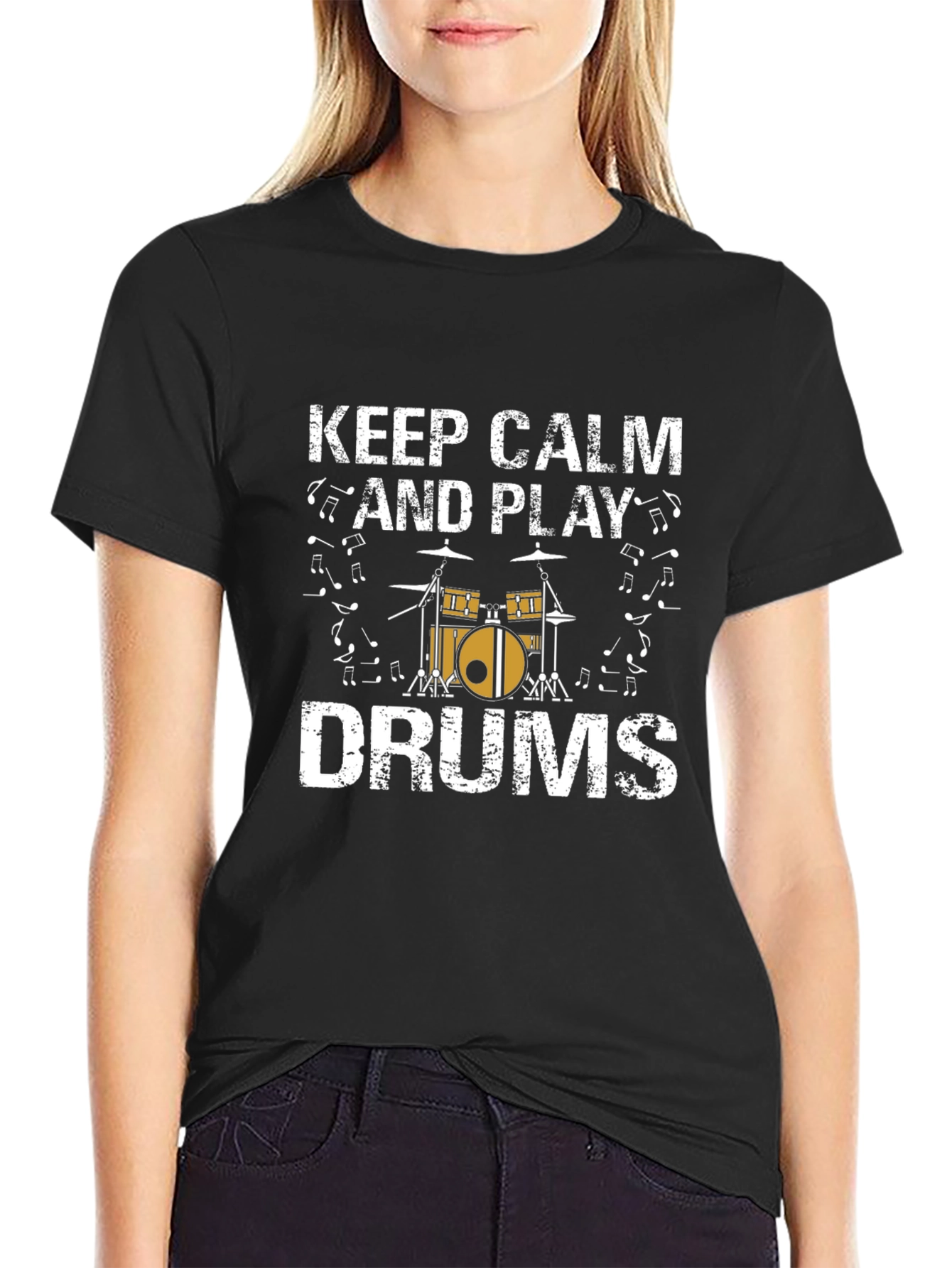 Keep Calm and Play Drums T-Shirt