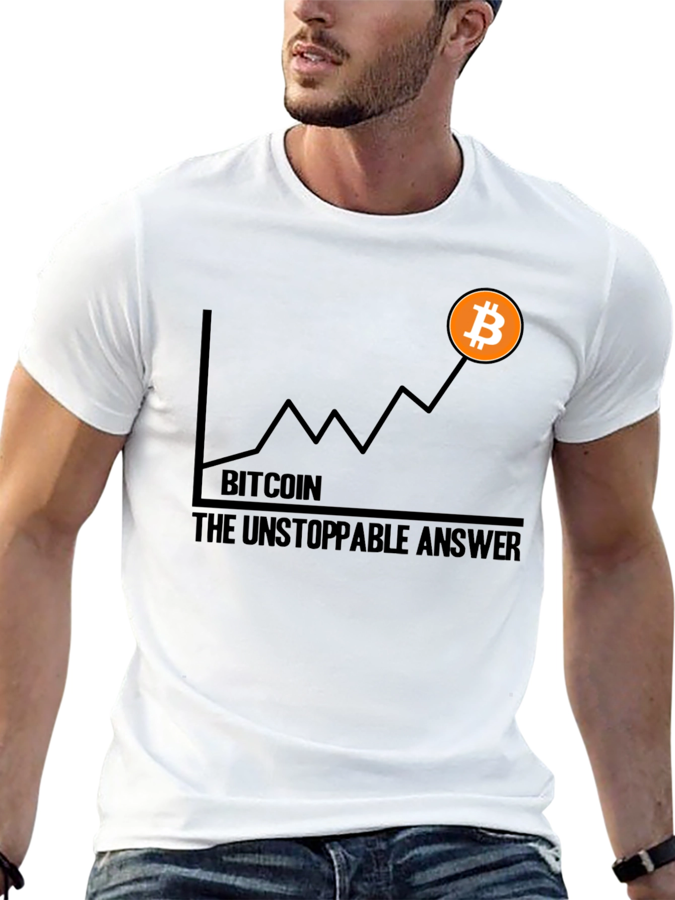 Bitcoin Unstoppable Answer Graphic Tee