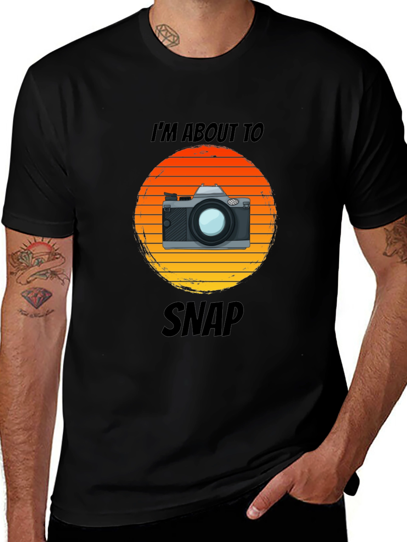 Im About To Snap T-Shirt - Photographer Graphic Tee