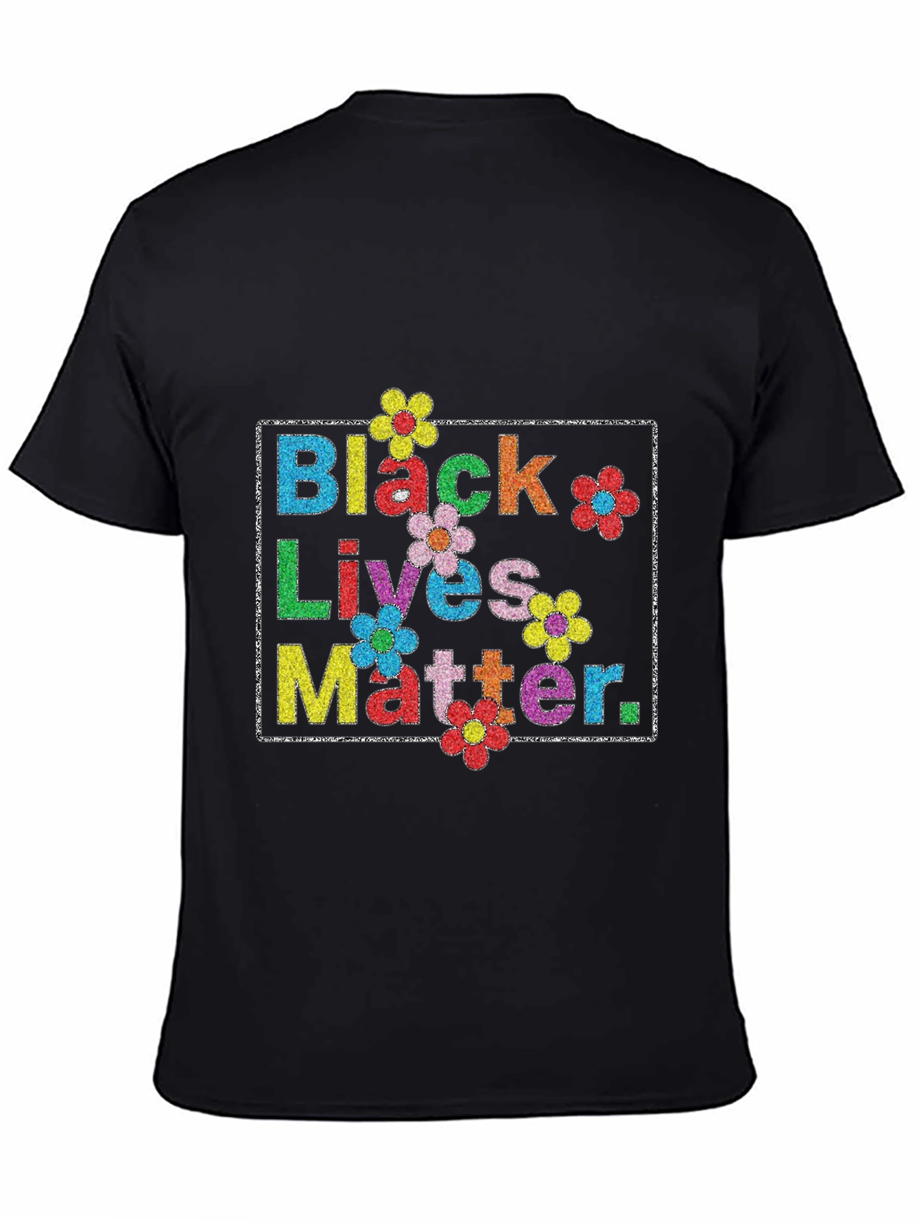 Black Lives Matter Floral T-Shirt