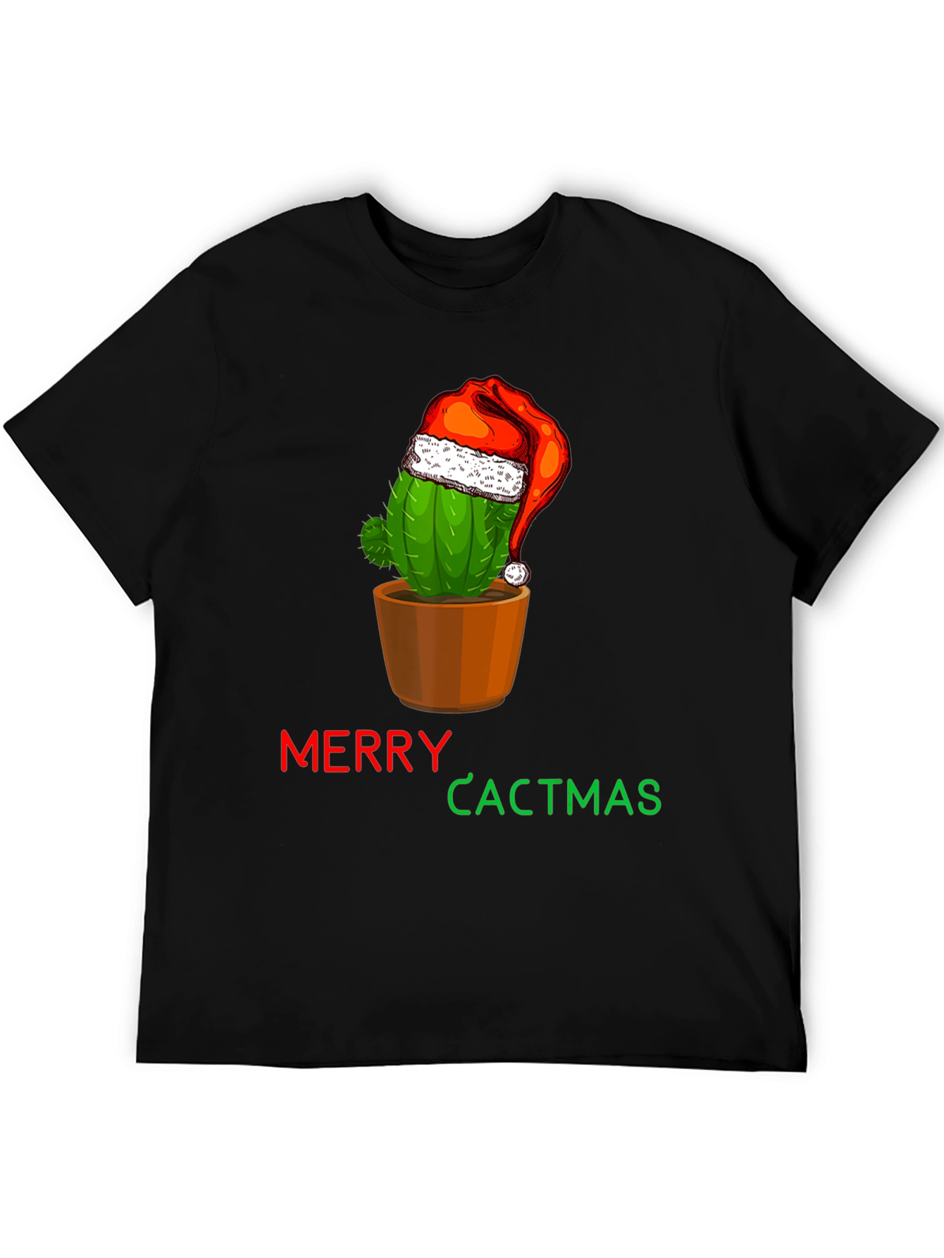 Merry Cactmas T-Shirt - Holiday Cactus Tee
