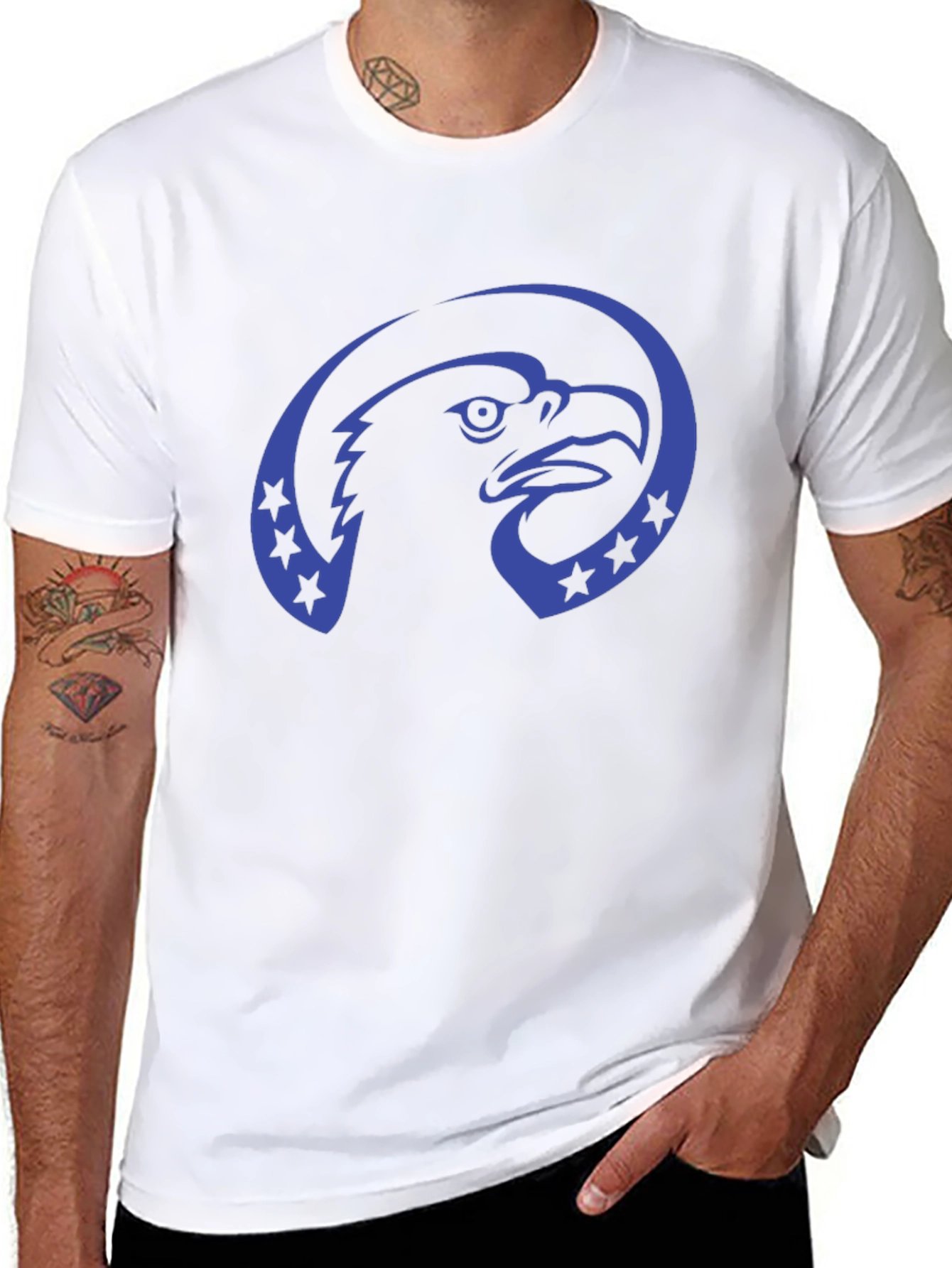 Bold Eagle Graphic Tee - Patriot Style