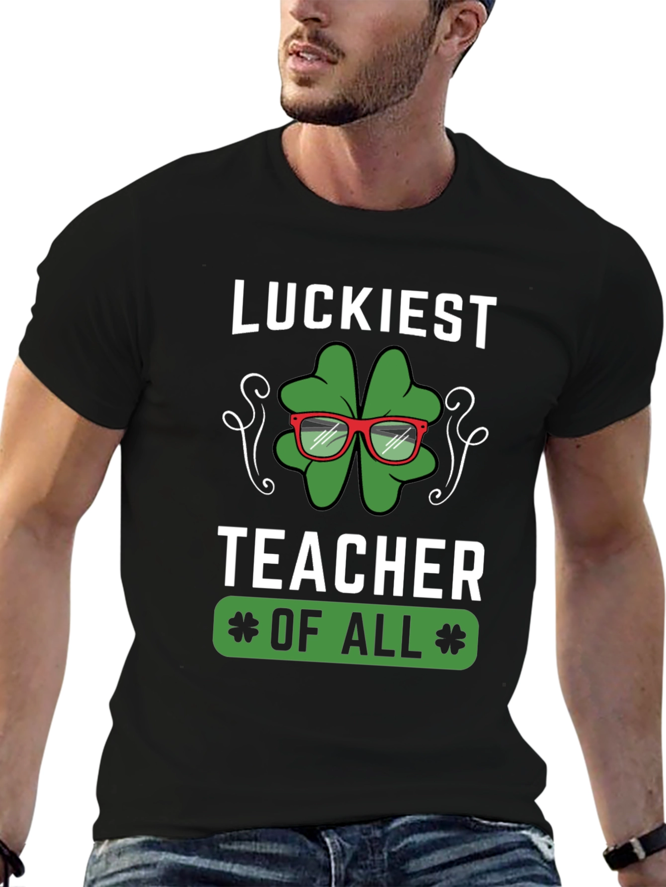 Luckiest Teacher of All Graphic T-Shirt