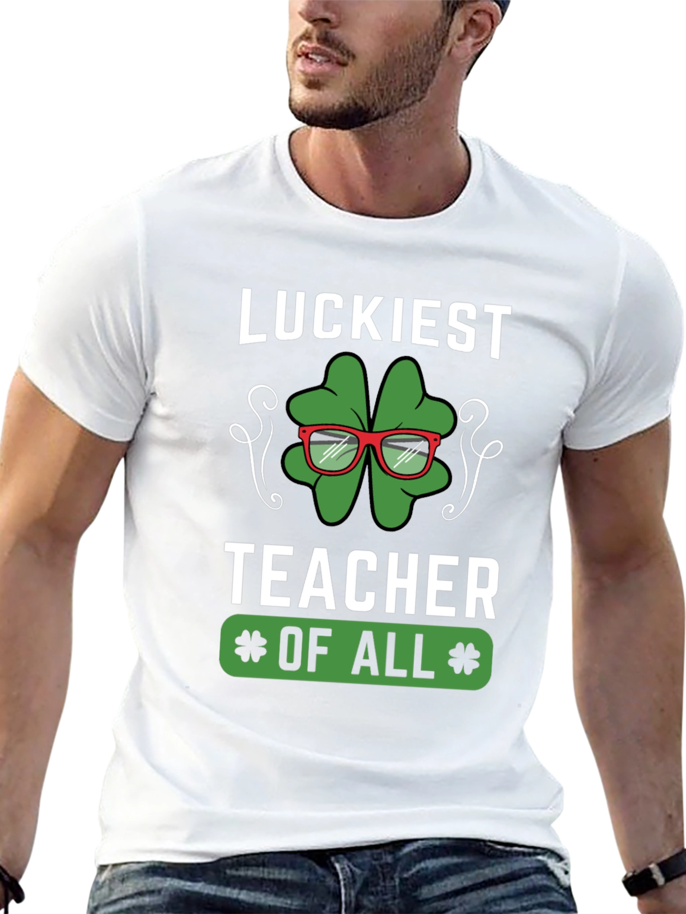 Luckiest Teacher of All Graphic T-Shirt