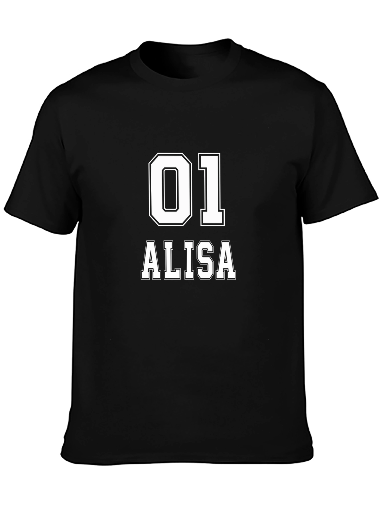 Custom 01 ALISA Black T-Shirt