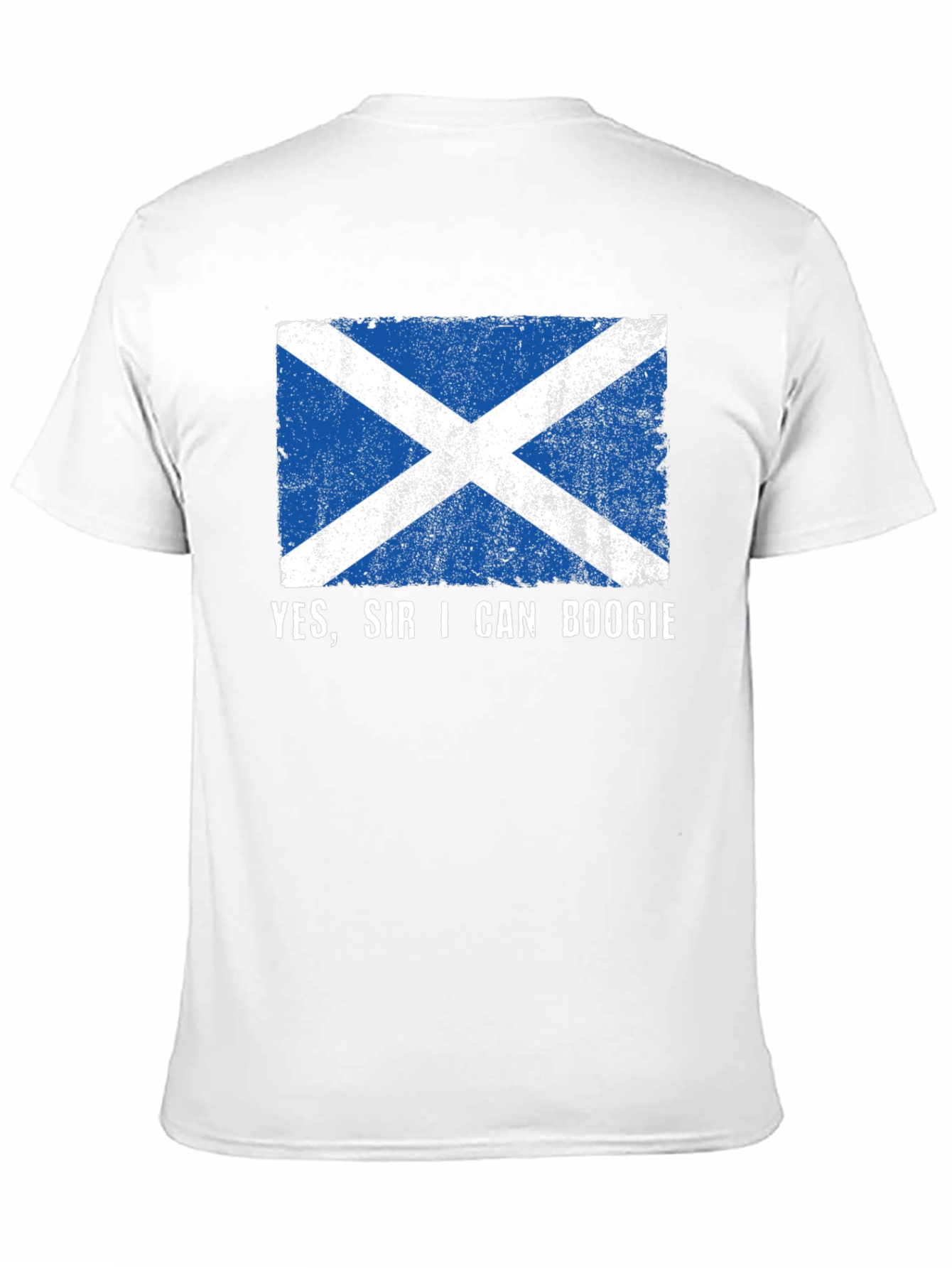 Yes Sir I Can Boogie Scotland Flag T-Shirt