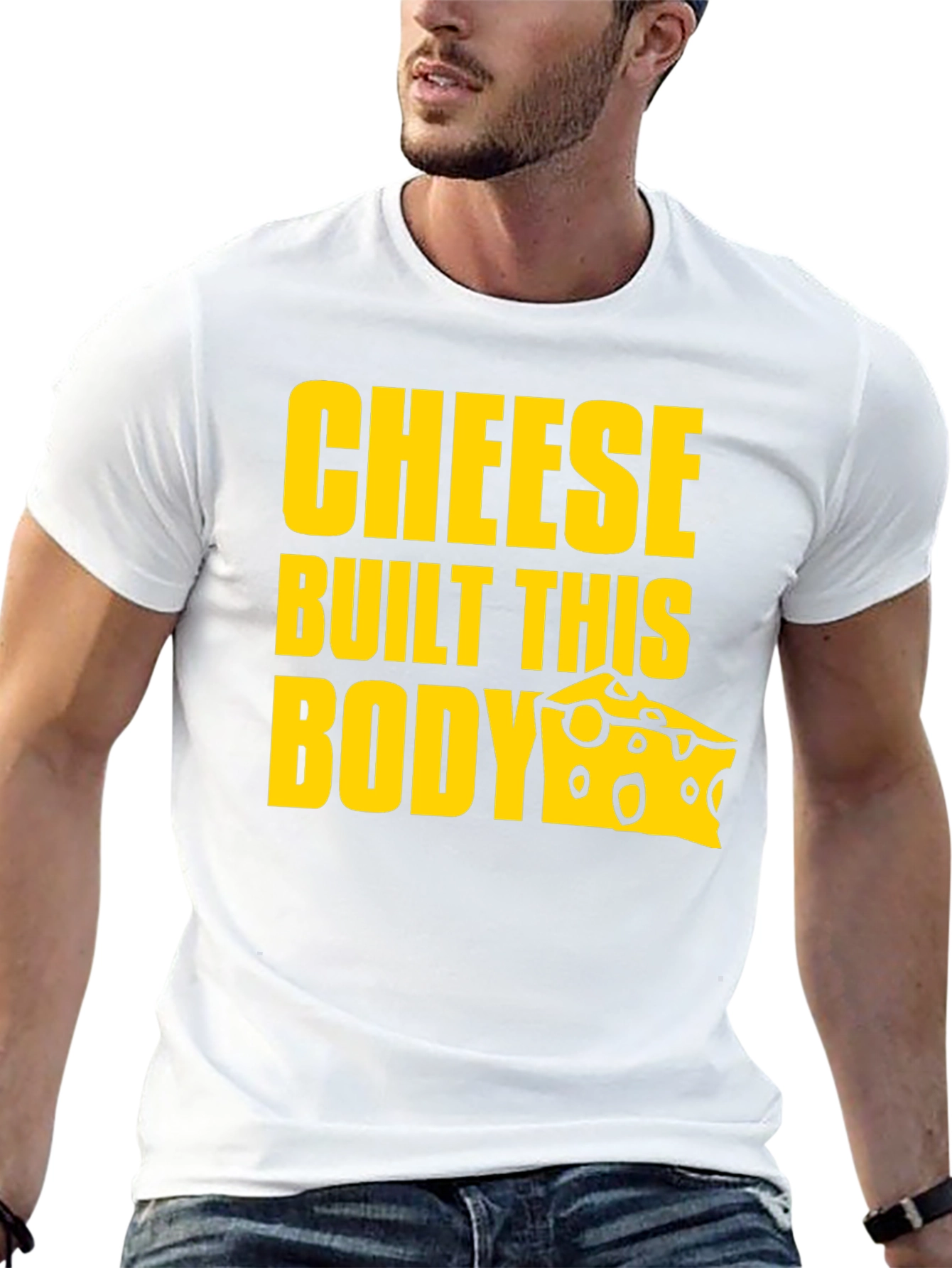 Cheese Built This Body Graphic T-Shirt