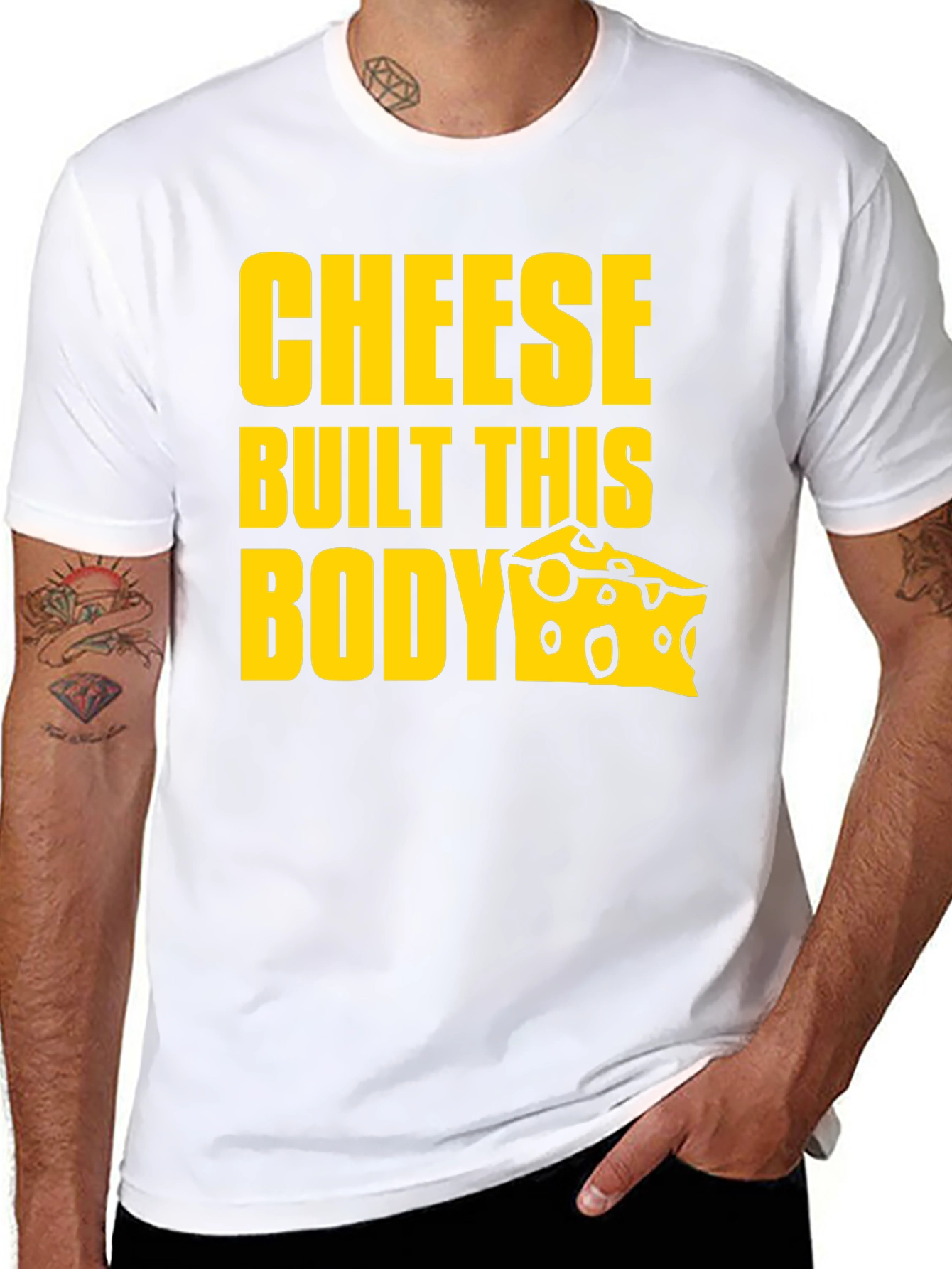 Cheese Built This Body Graphic T-Shirt