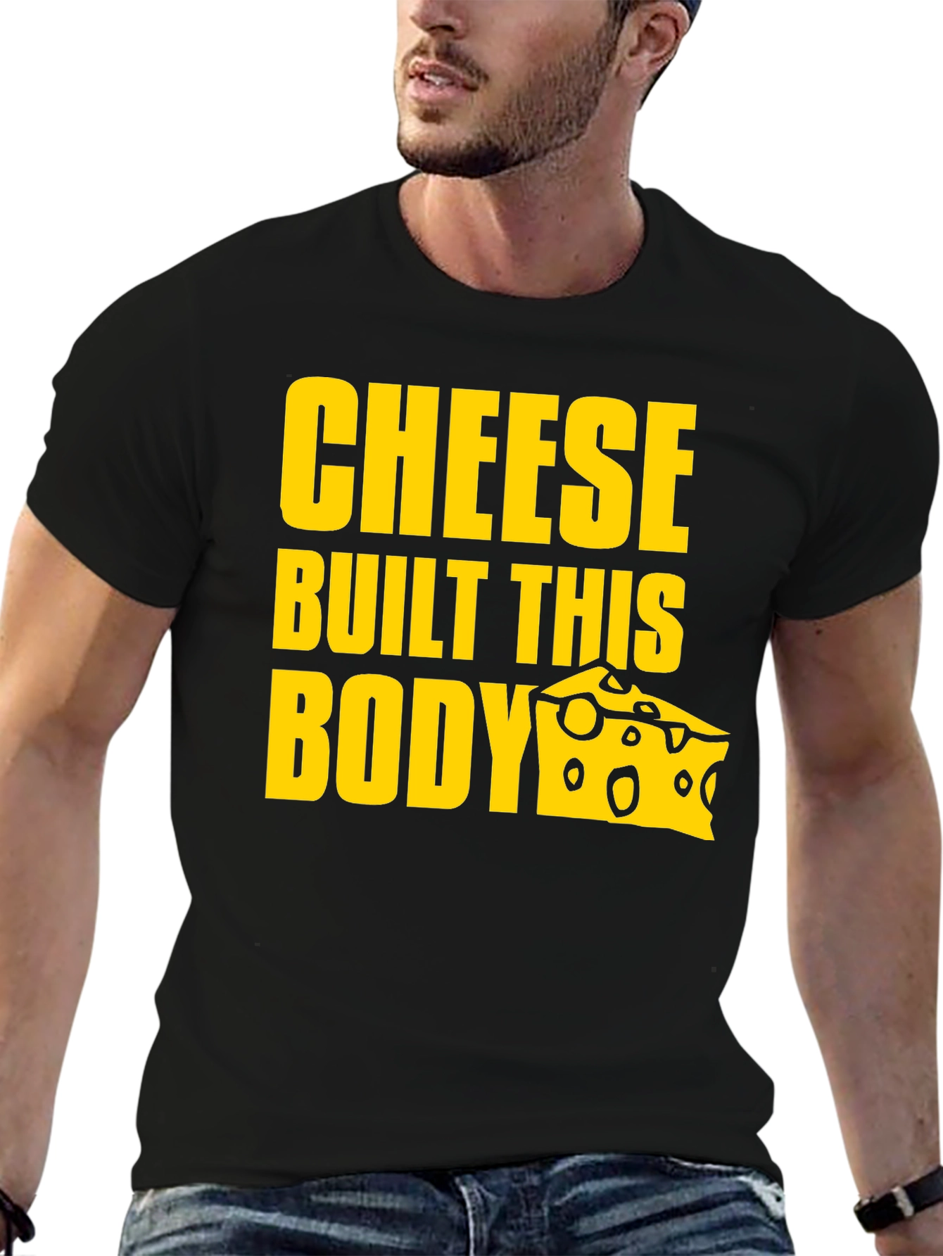 Cheese Built This Body Graphic T-Shirt