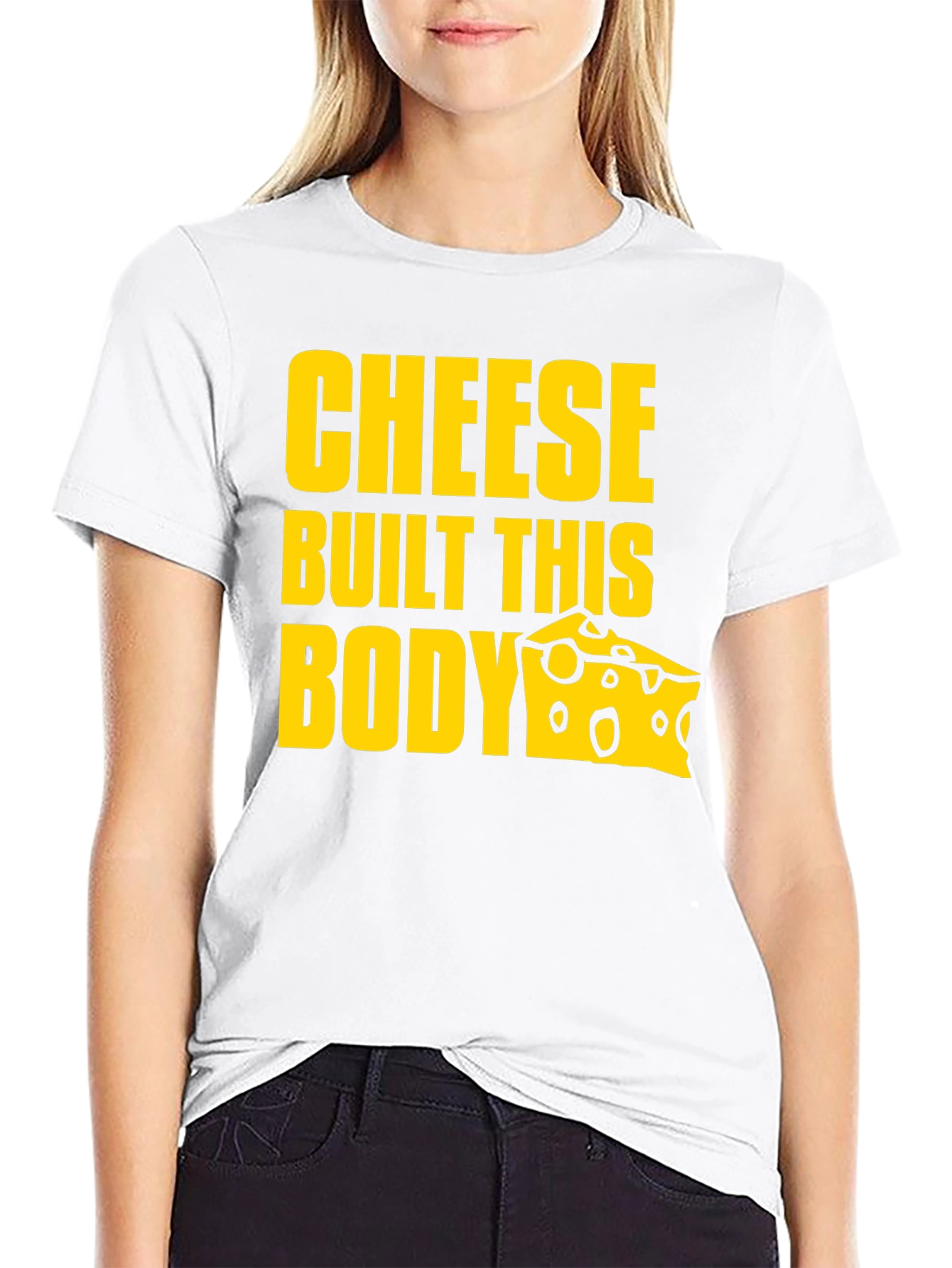 Cheese Built This Body Graphic T-Shirt