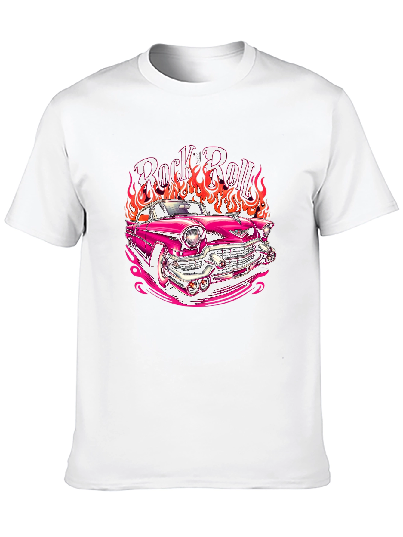 Rock n Roll Hot Rod T-Shirt - Retro Style!
