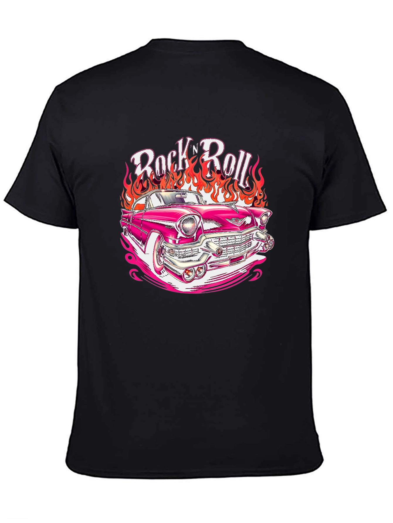 Rock n Roll Hot Rod T-Shirt - Retro Style!