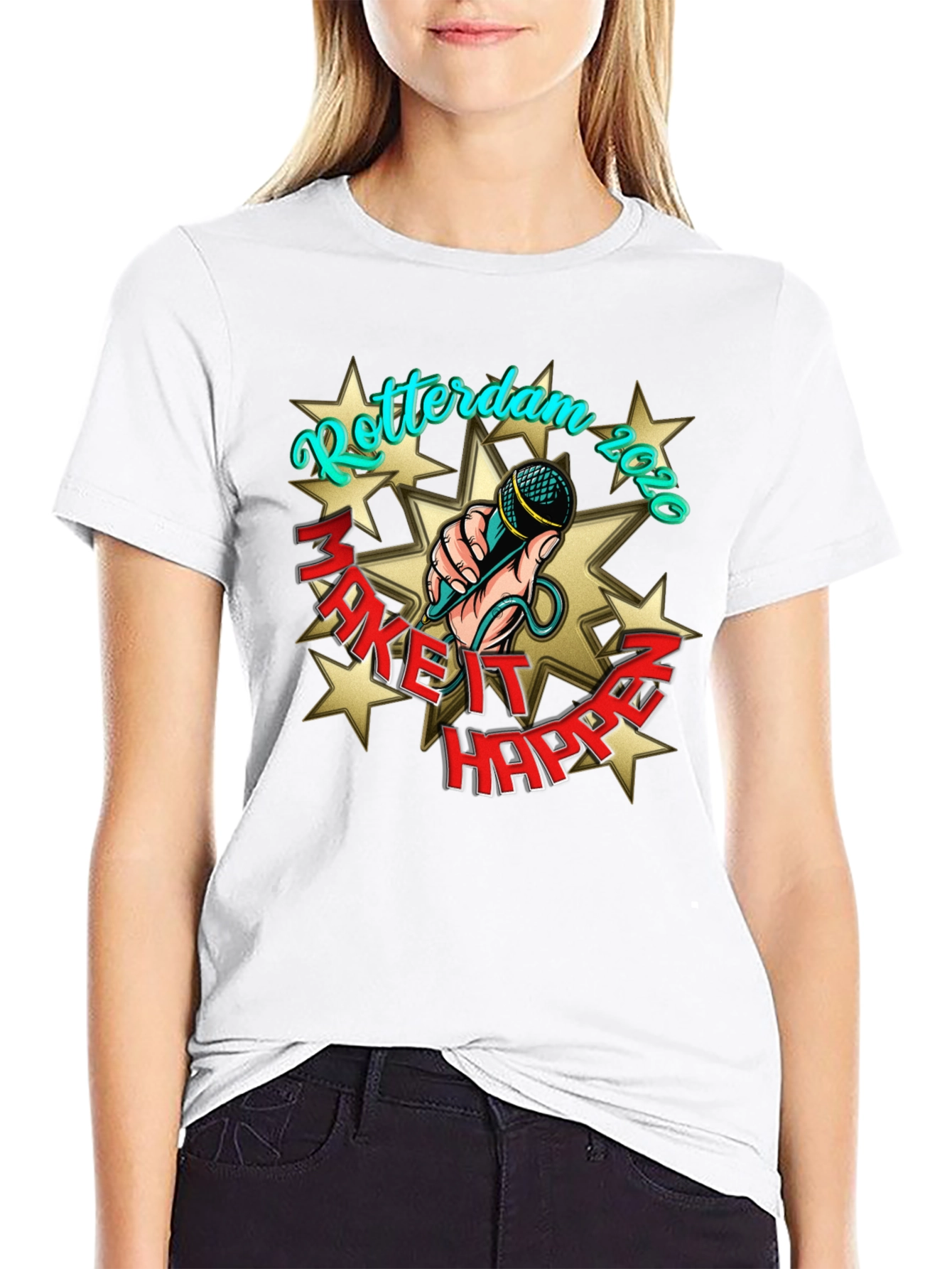Rotterdam 2020 Make It Happen Graphic T-Shirt