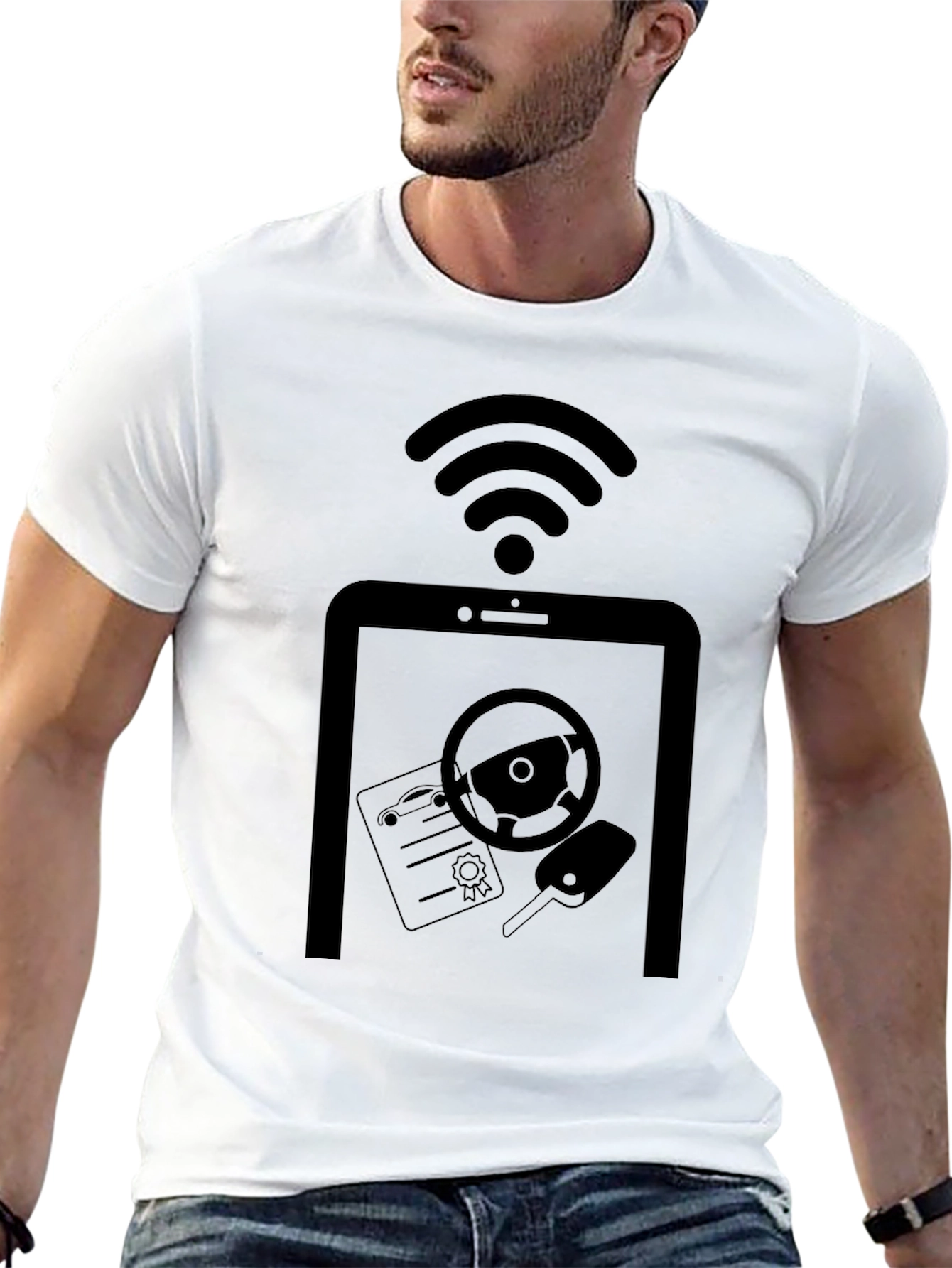 Connected Car T-Shirt - Auto Tech Style