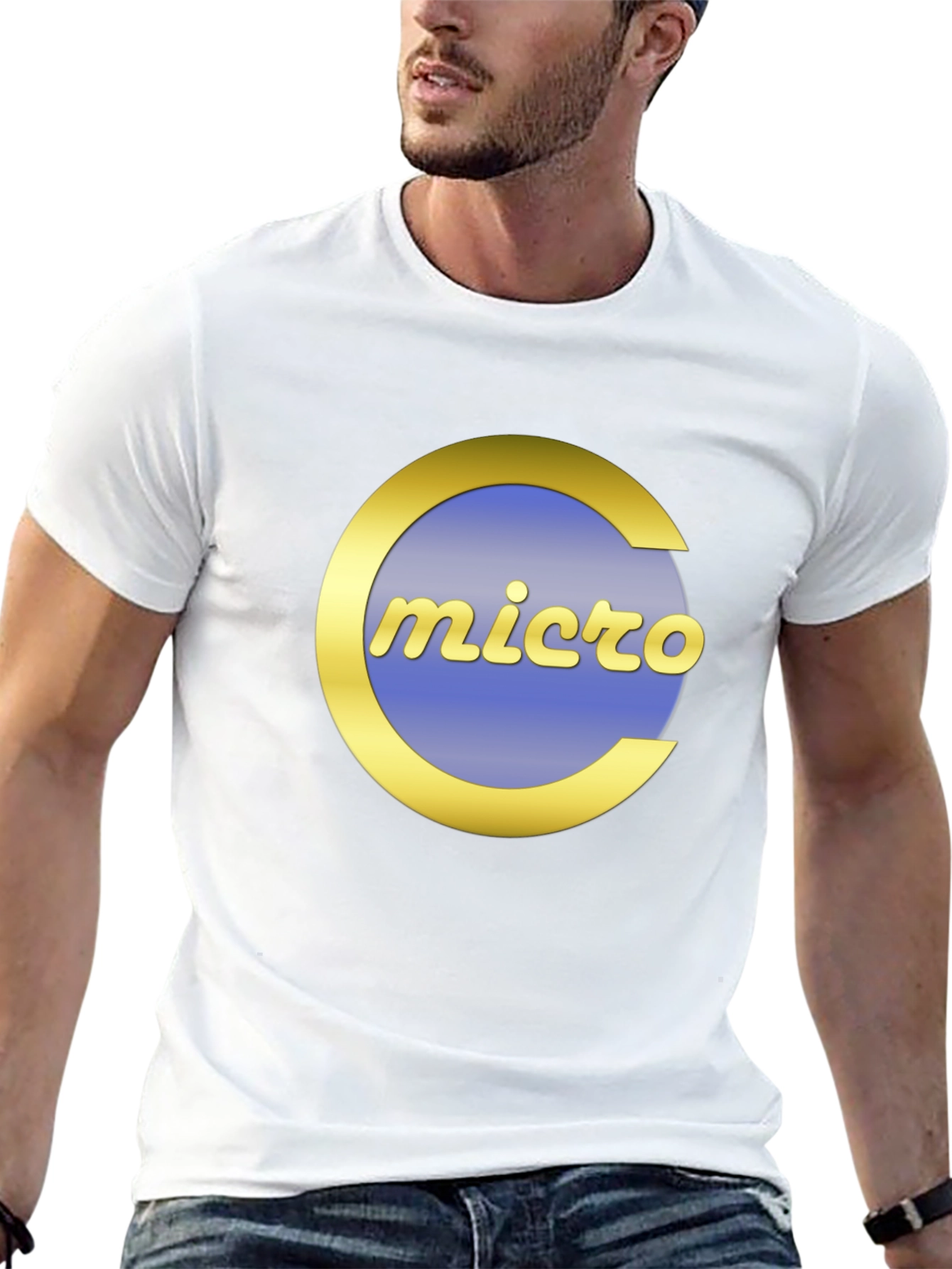 Micro T-Shirt - Retro Computer Logo Tee