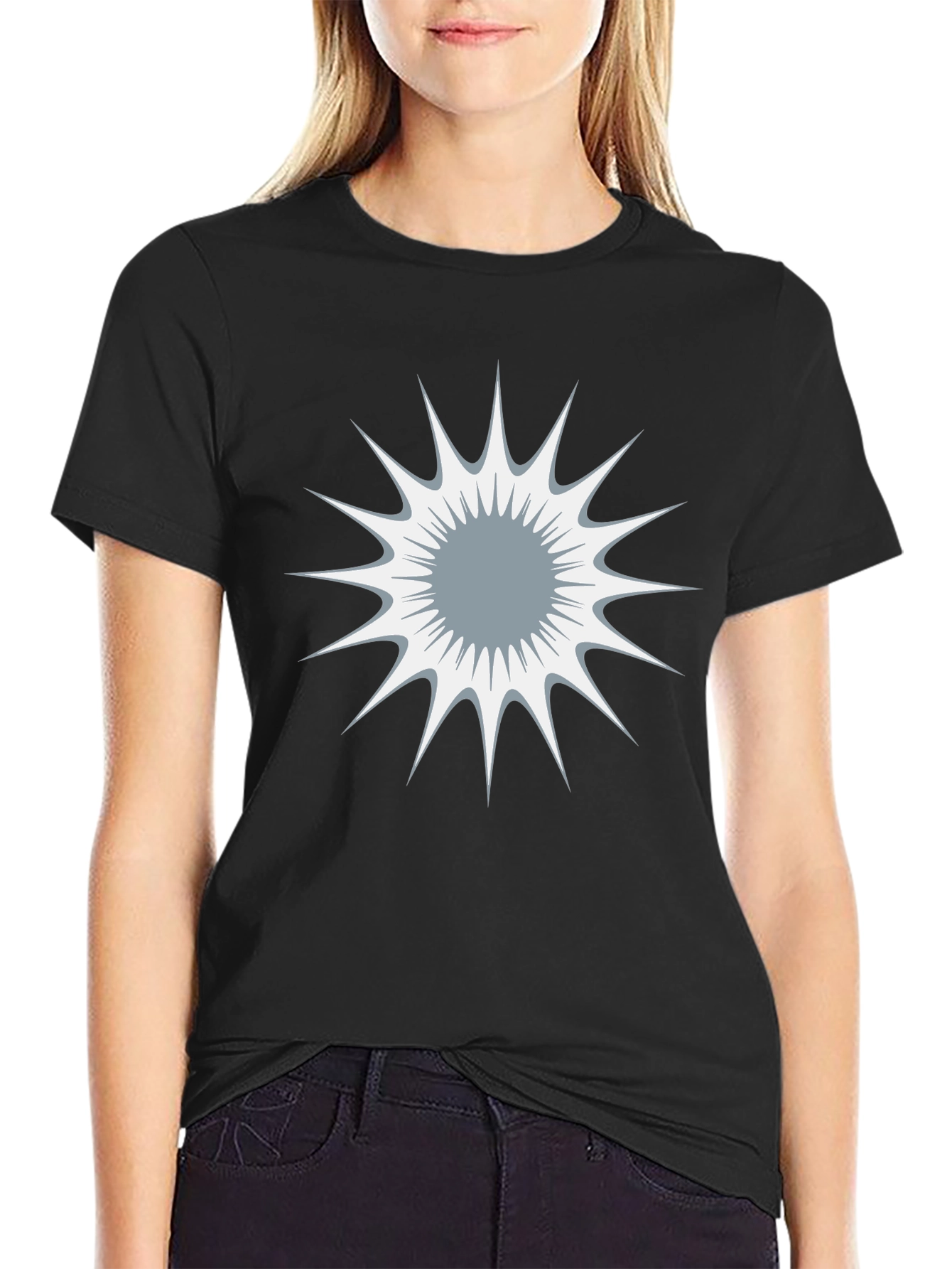 Starburst Graphic Black T-Shirt