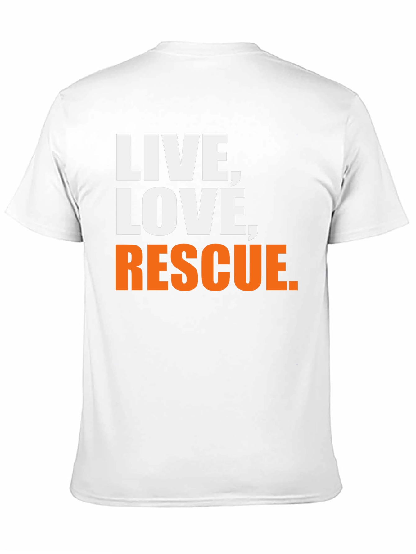 Live Love Rescue Black T-Shirt
