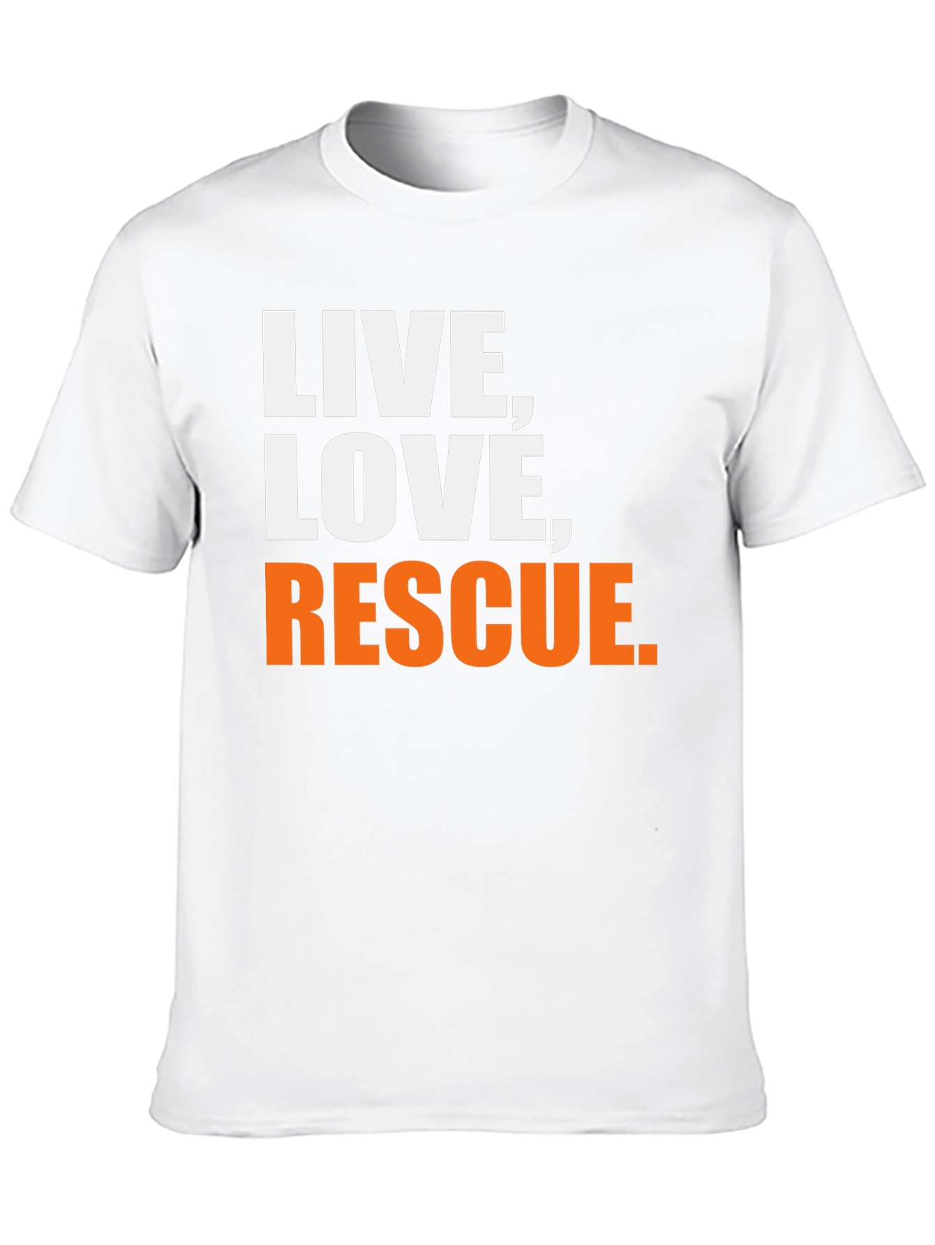 Live Love Rescue Black T-Shirt