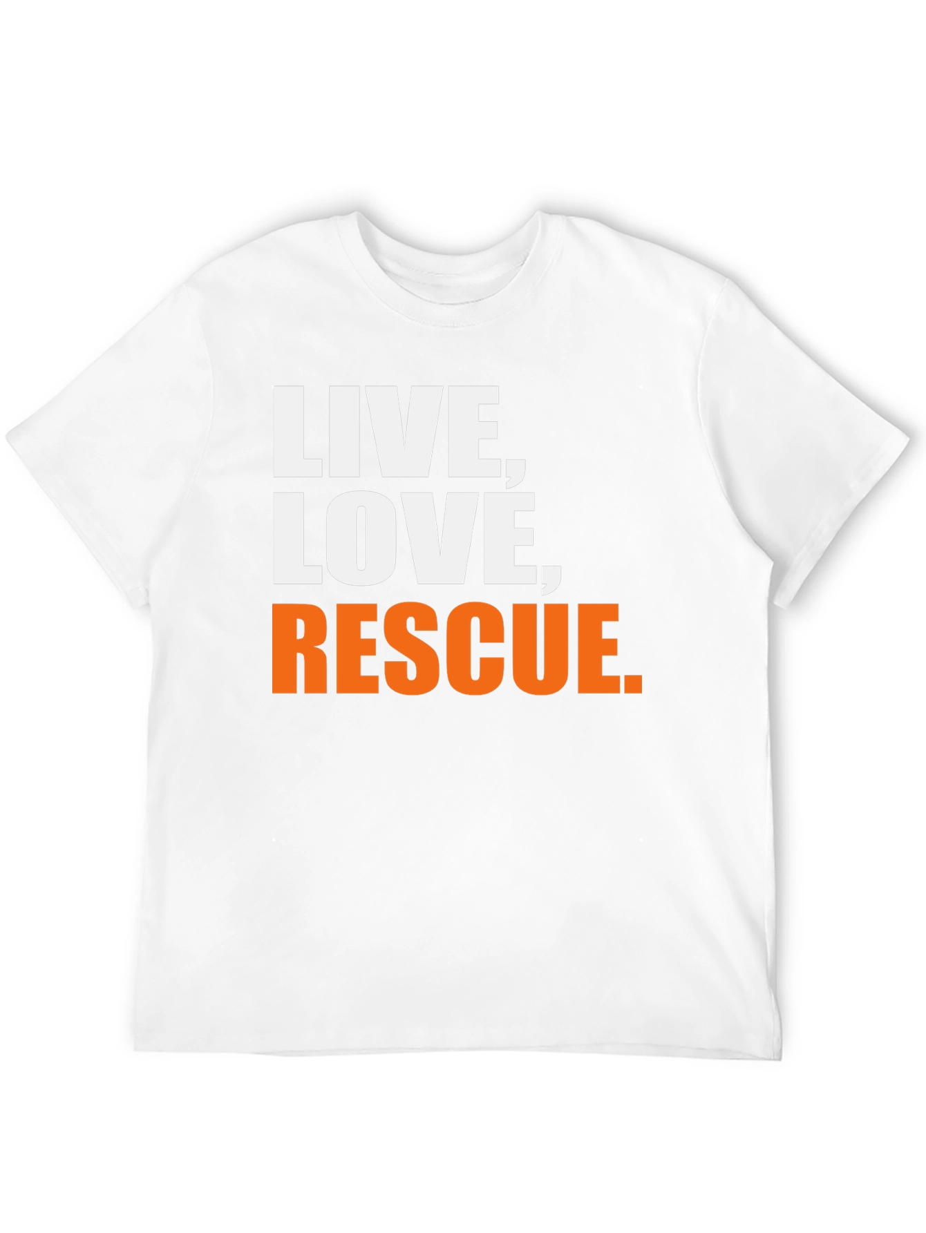 Live Love Rescue Black T-Shirt